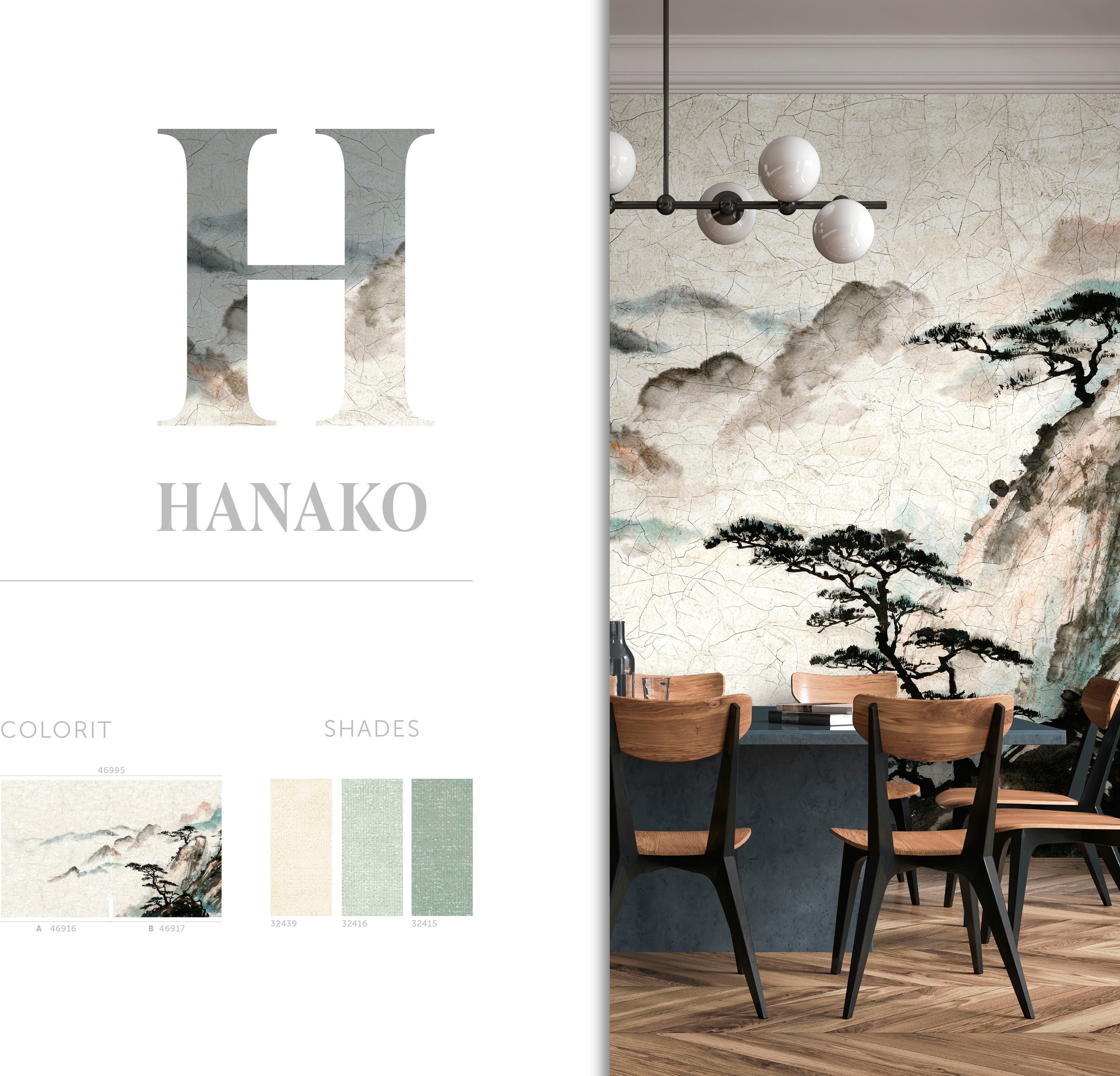 Marburg Fototapete »Hanako«, matt, moderne Vliestapete für Wohnzimmer Schlafzimmer Küche