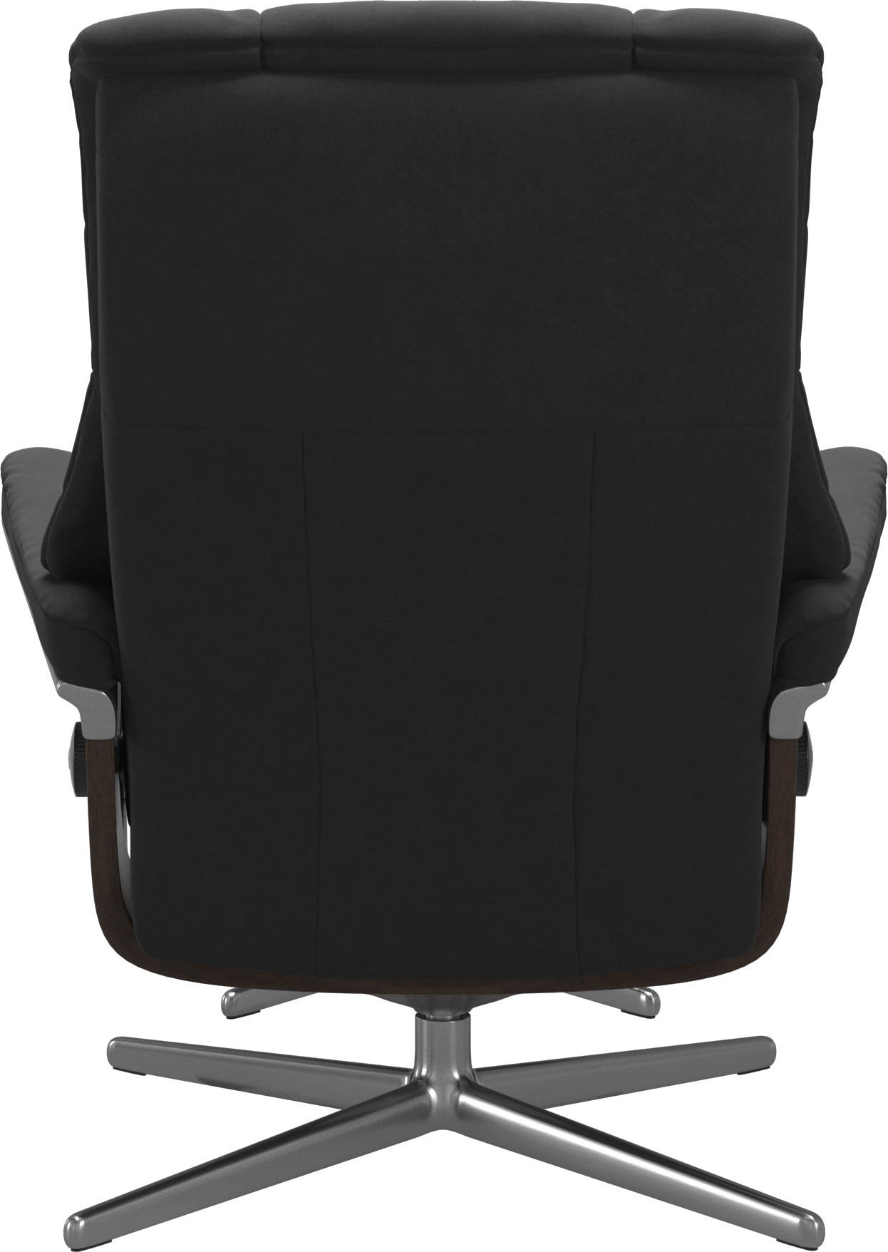 Stressless® Relaxsessel »Mayfair«, (Set, Relaxsessel mit Hocker), mit Hocker, mit Cross Base, Größe S, M & L, Holzakzent Wenge