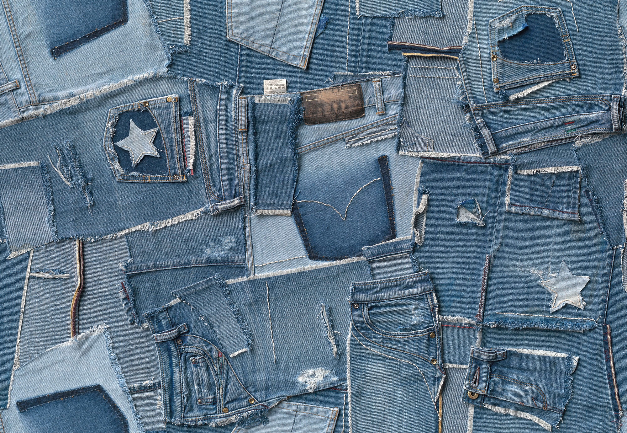 Komar Fototapete »Jeans«, 368x254 online (Breite | cm x kaufen BAUR Höhe)