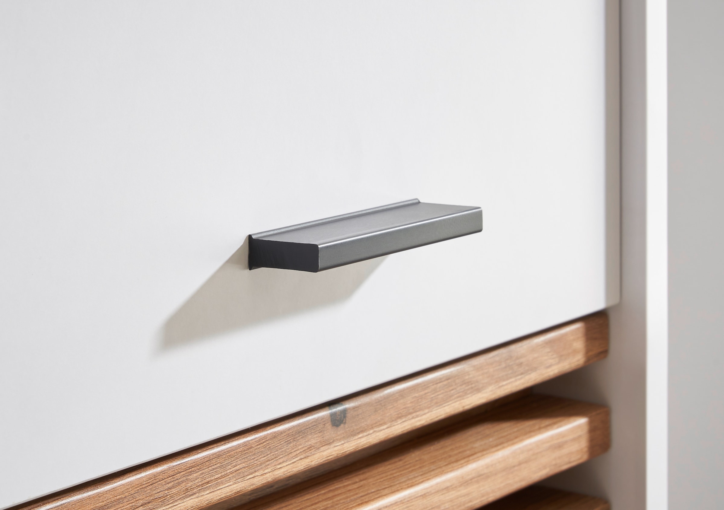 BASIC by Balculina Midischrank »Liguria B/H/T 60x106x35 cm« 1 Stk. tlg. Breite 60cm, Unterflurauszug, FSC-Mix 70%