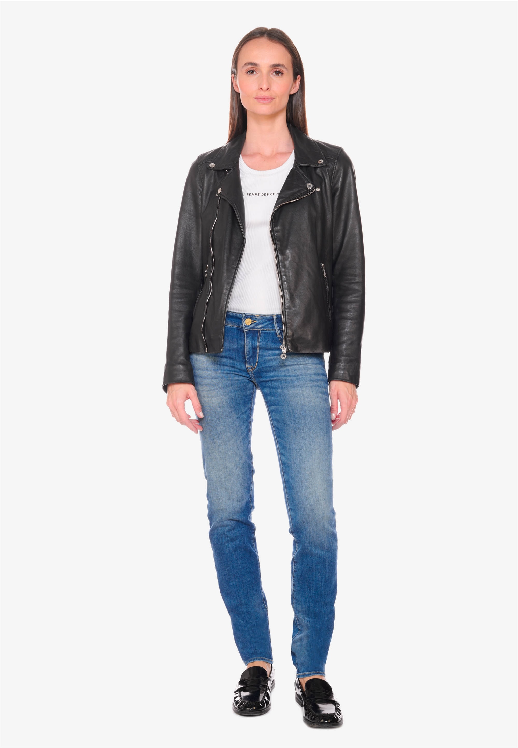 Le Temps Des Cerises Outdoorjacke »NANCY«, mit rockigem Look
