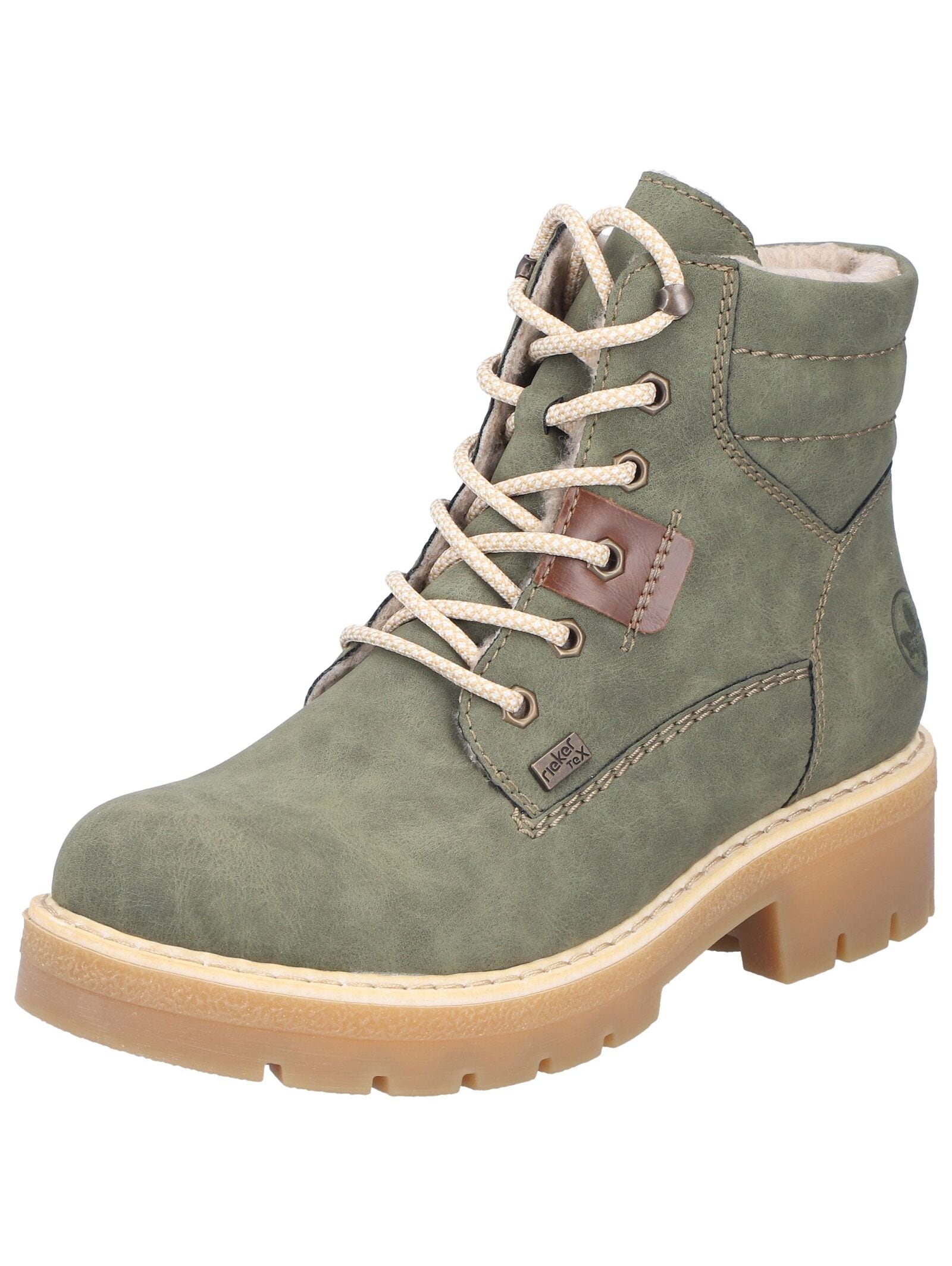 Rieker Schnürstiefelette "Rieker Stiefelette Lederimitat" günstig online kaufen