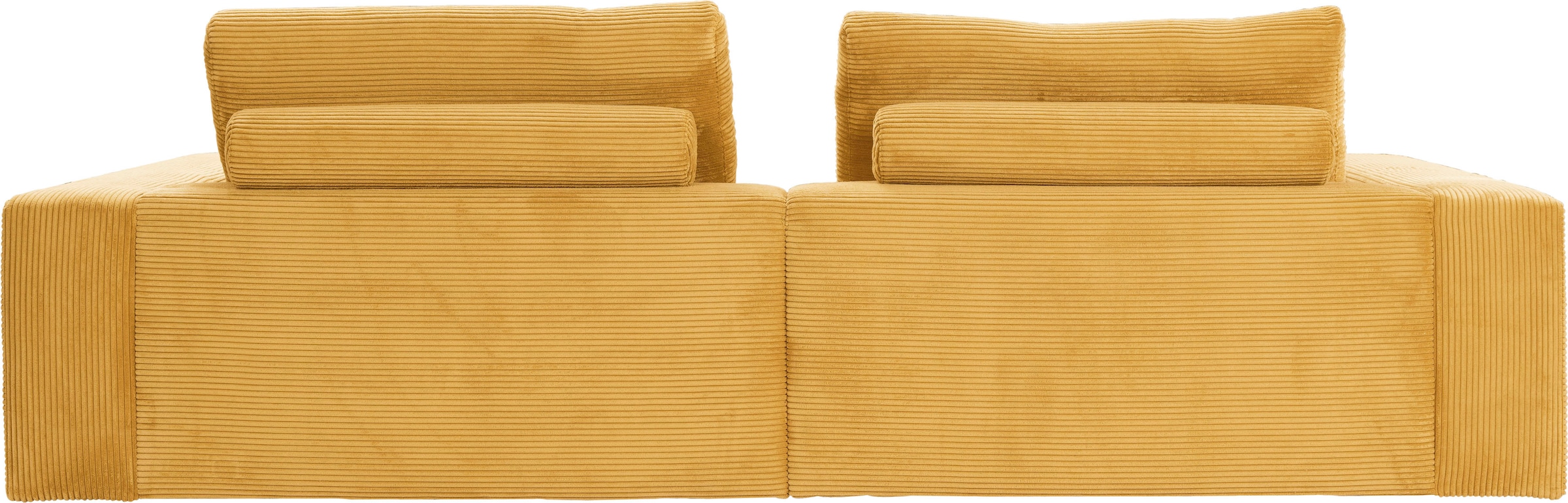 alina Big-Sofa »Sandy«, 266 cm breit und 98 cm tief, in modernem Cordstoff