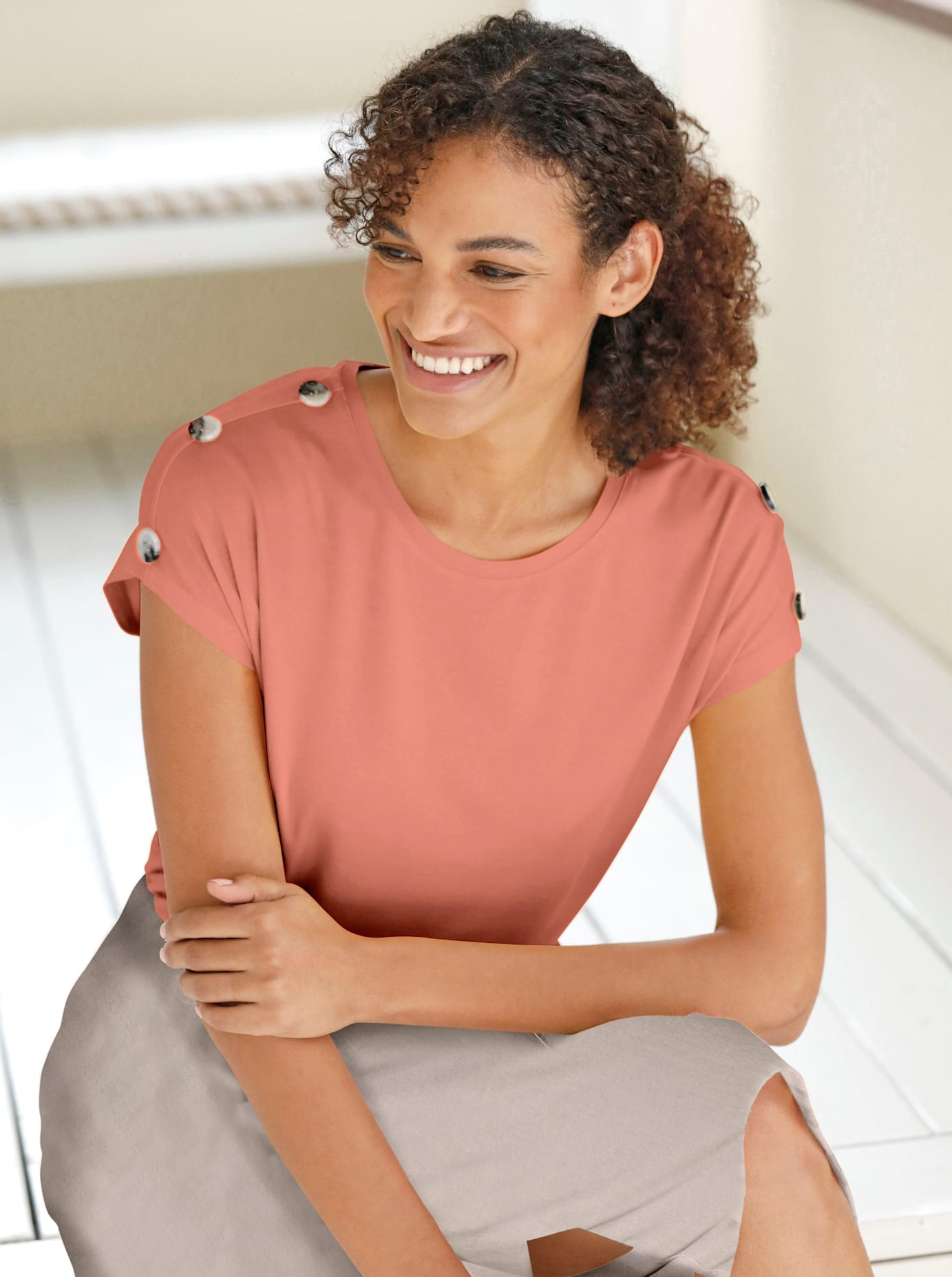 Casual Looks Kurzarmshirt "Shirt", 1 Stk. günstig online kaufen