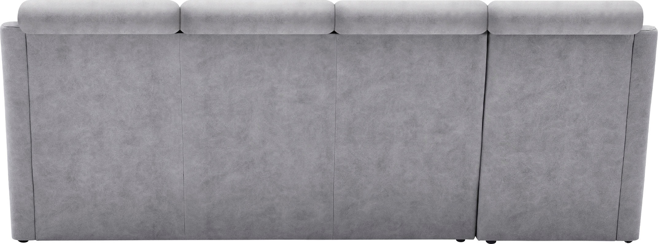 VILLA BECK Ecksofa »Varese L-Form«, (2 St.), Kopfteilverstellung, wahlweise mit Sitzvorzug, in Sitzhöhe 49 cm