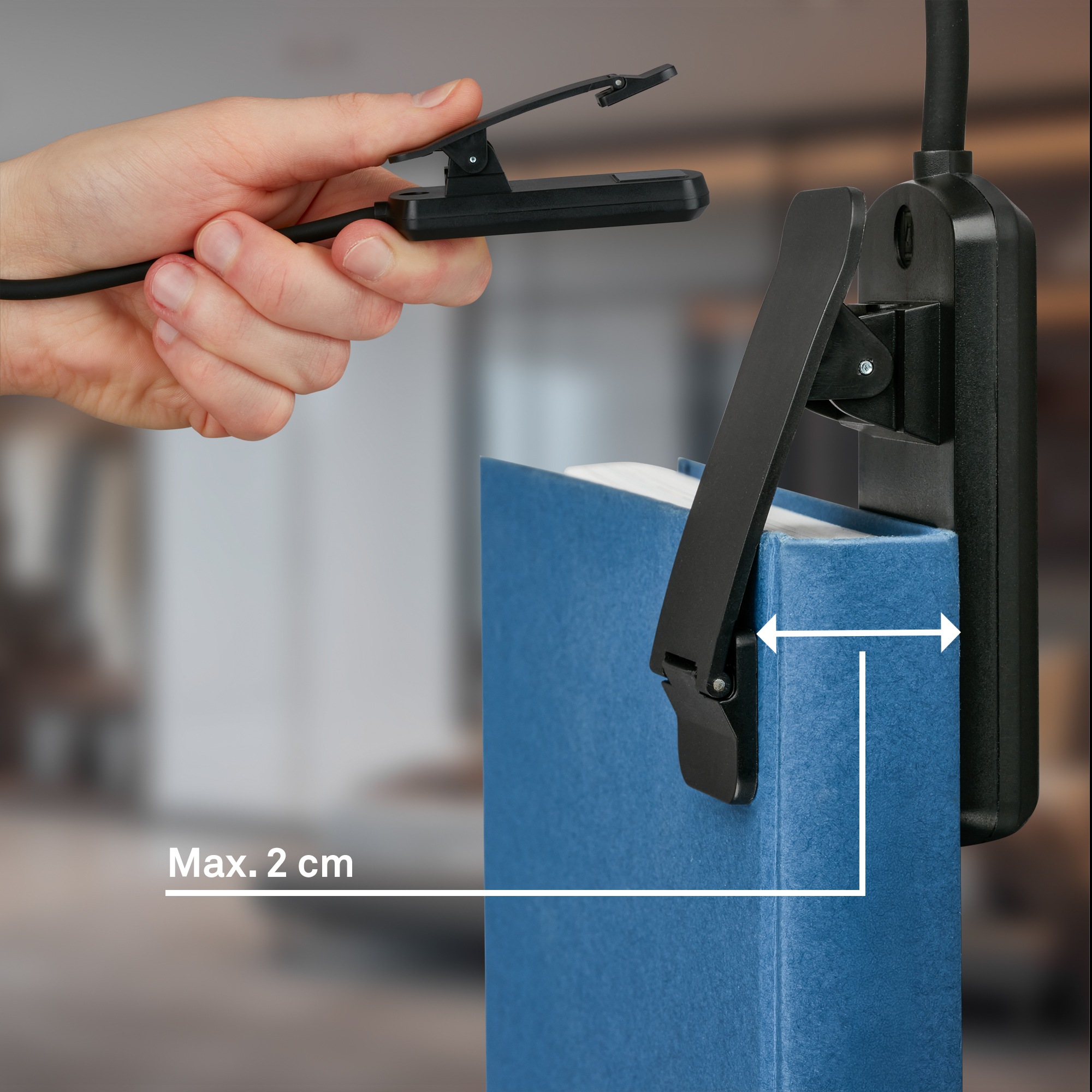 Briloner Leuchten LED Klemmtischleuchte »TARU« LED-Modul 1 Stk. warmweiß - kaltweiß 4x3x29 cm, Büro, Schlafzimmer, Wohnzimmer, Kinderzimmer