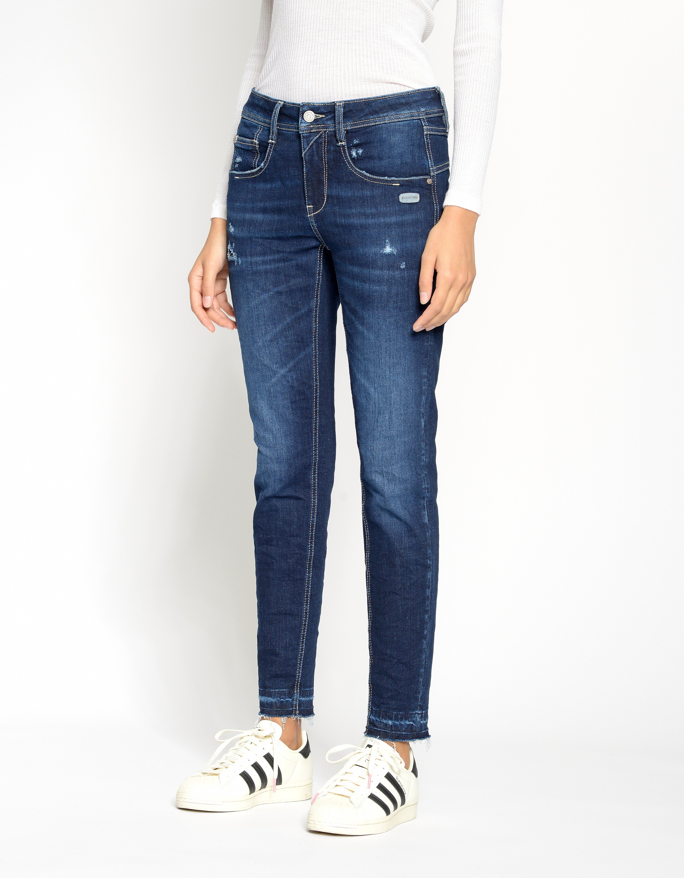 GANG Relax-fit-Jeans "GANG Jeans Relaxed Fit 94AMELIE CROPPED" günstig online kaufen