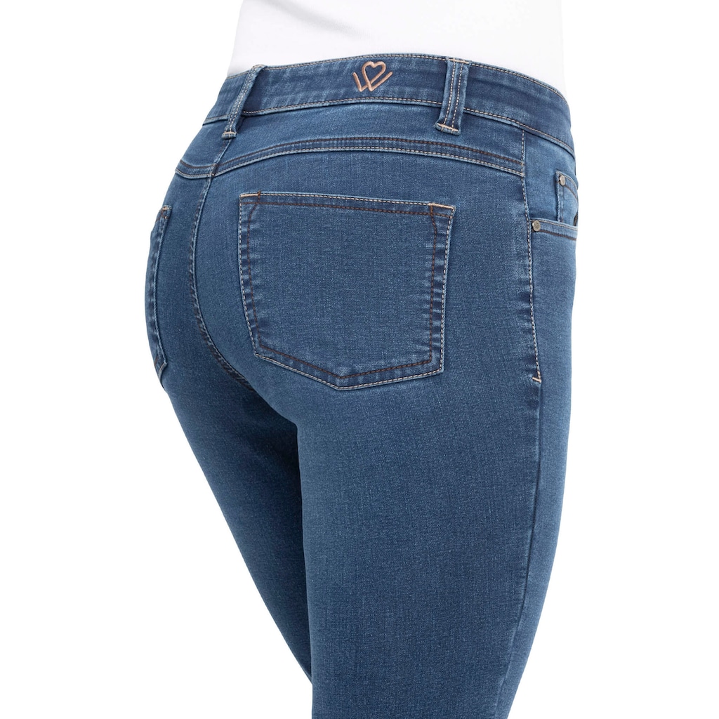 wonderjeans Skinny-fit-Jeans »Skinny-WS76-80«, Schmaler Skinny-Fit in hochelastischer Qualität