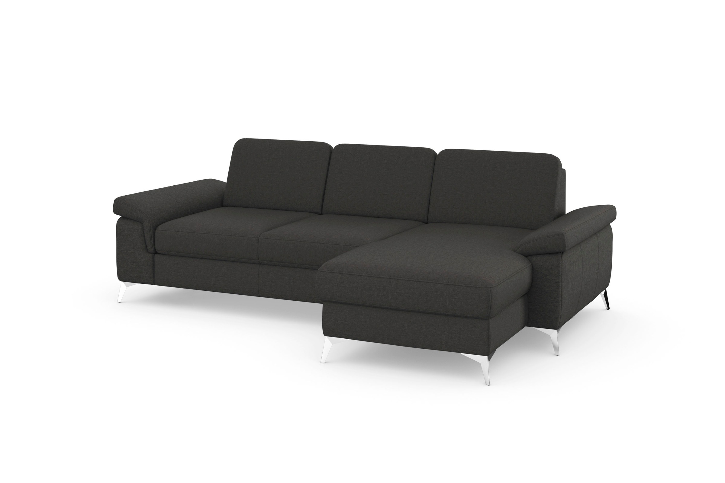 sit&more Ecksofa »Padua L-Form«, inklusive Sitztiefenverstellung, Armteilfunktion und Federkern