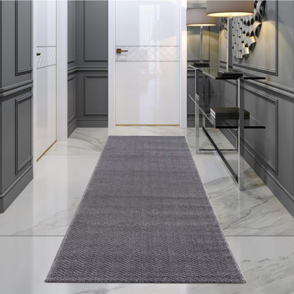 Carpet City Teppich "Friseé-Teppich FANCY805" rechteckig 12 mm Höhe Läufer, günstig online kaufen