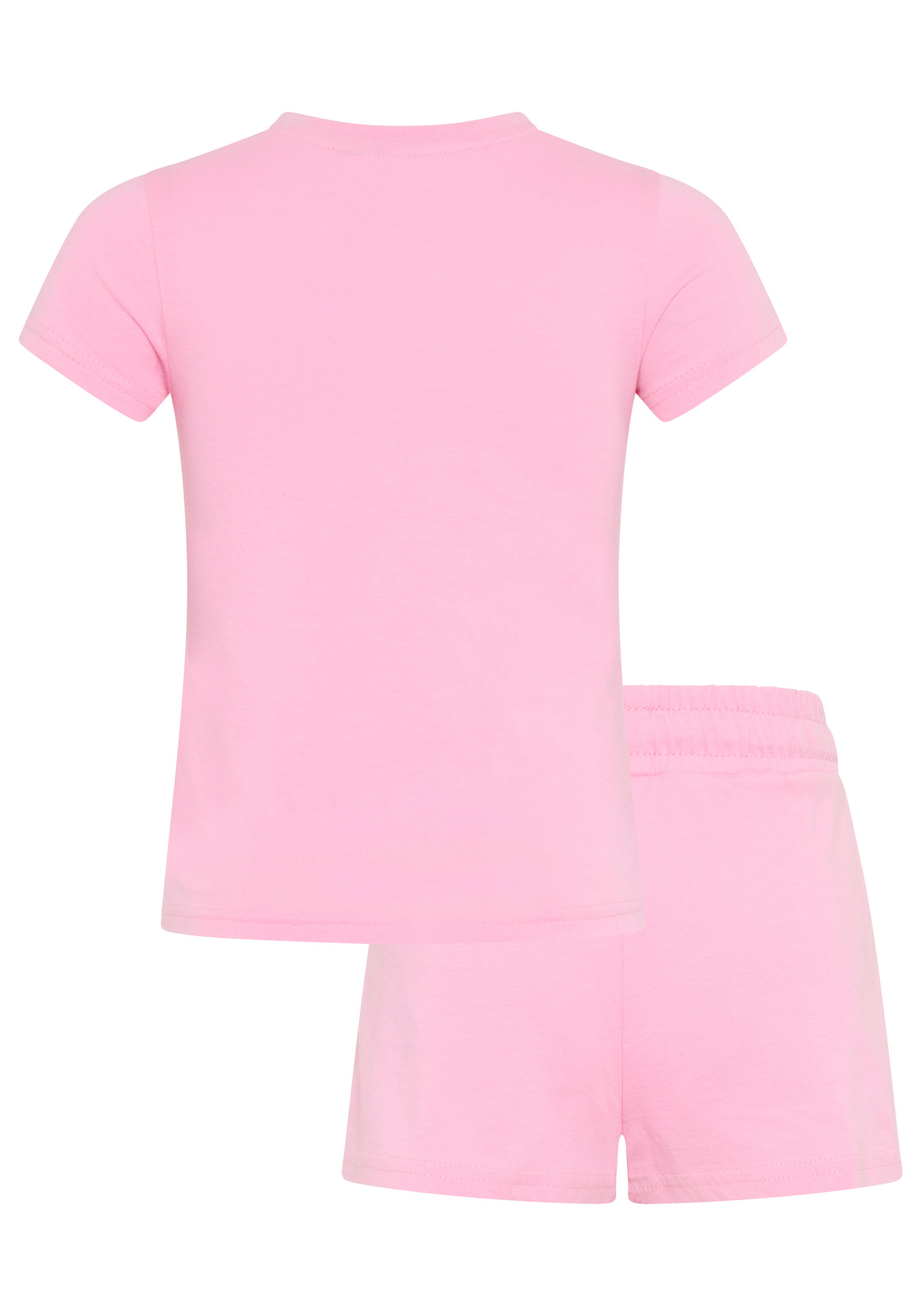 KIDSWORLD Shirt & Shorts »PRINCESS 2tlg. Set: Scheewitttchen, Ariel & Freundinnen - Disney« Set, 2 tlg. aus Baumwolle, Single Jersey Material