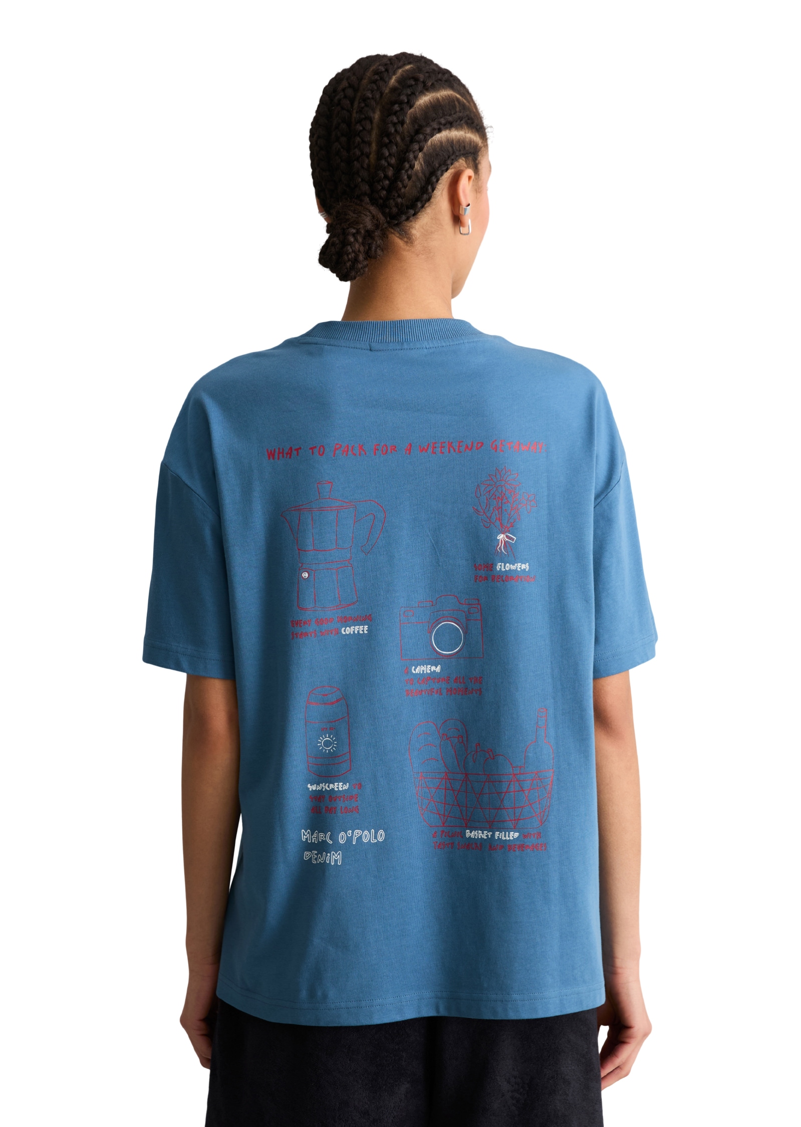 Marc O'Polo DENIM T-Shirt »mit Rückenprint«