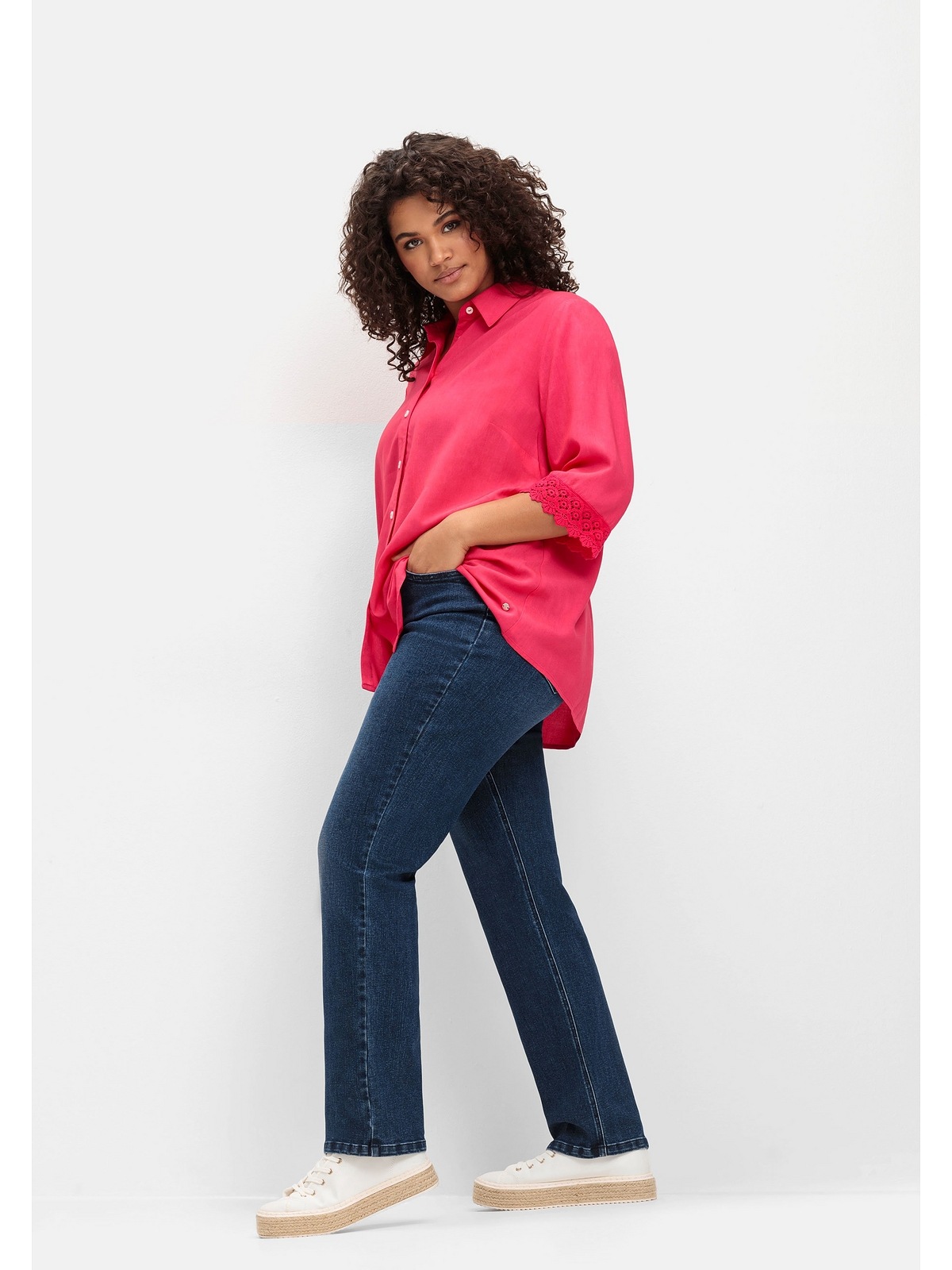 Sheego Stretch-Jeans »Große Größen«, mit funktionellen TruTemp365® Fasern