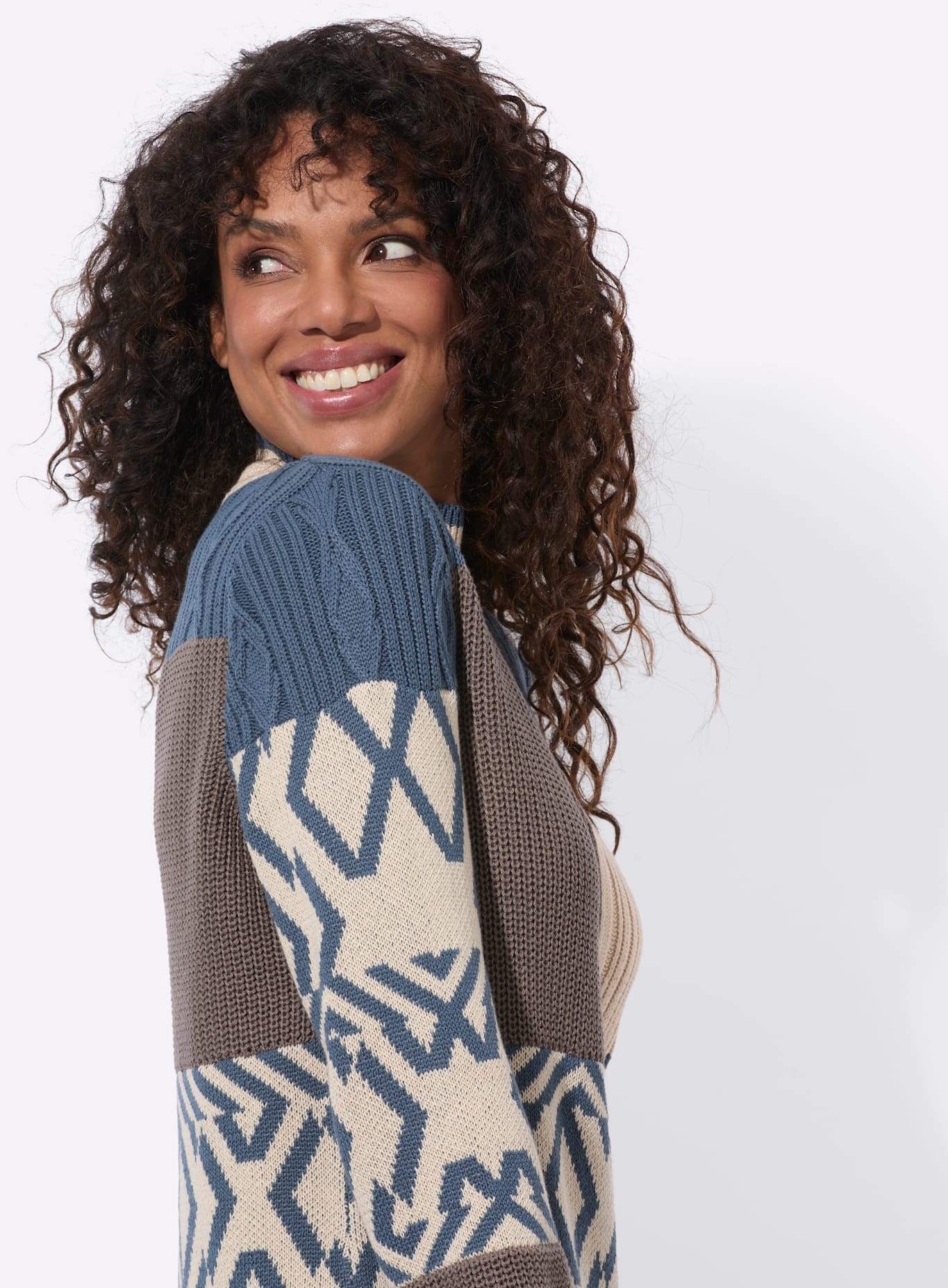Casual Looks Stehkragenpullover »Stehkragen-Pullover«