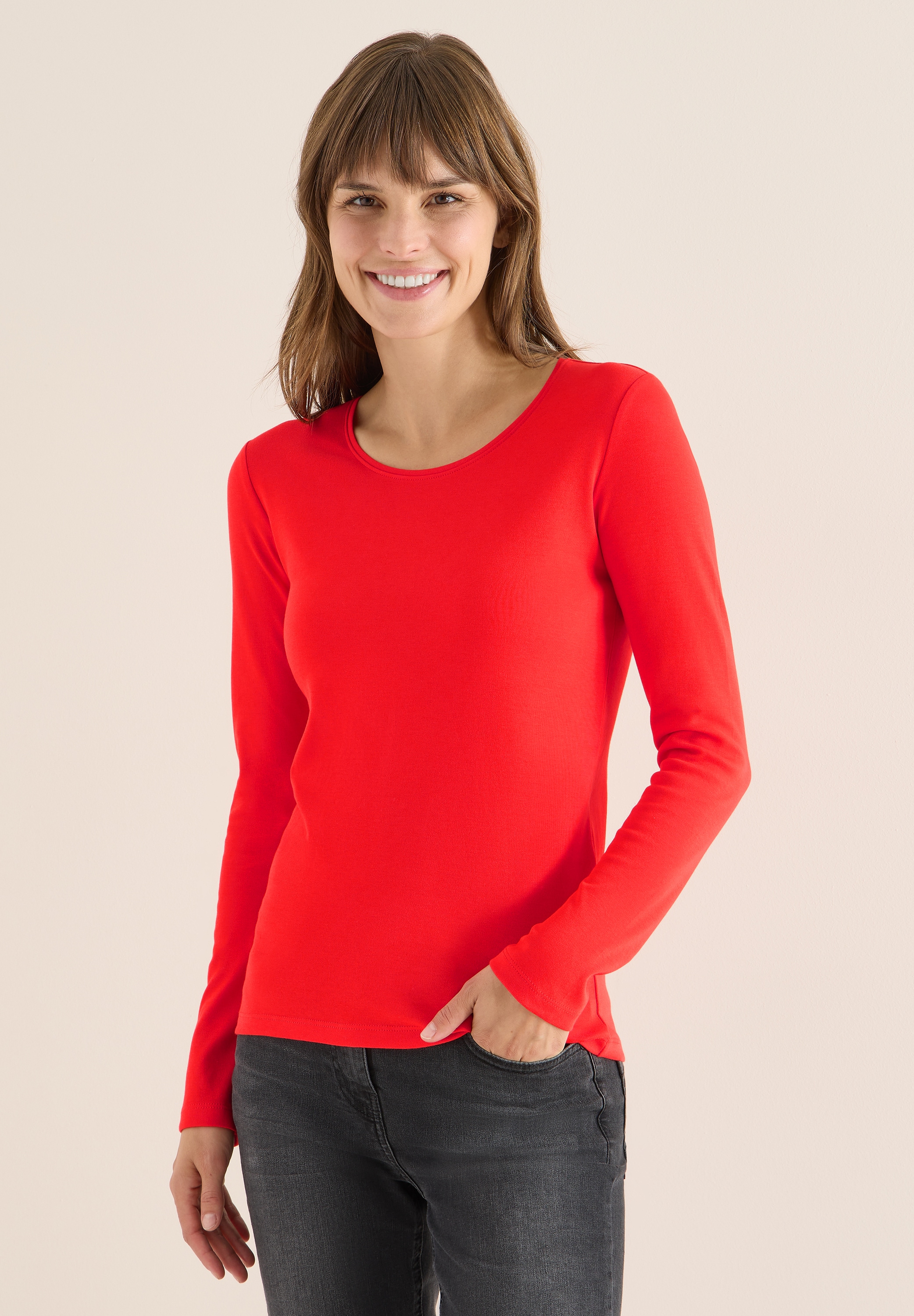 Cecil Langarmshirt Basic günstig online kaufen