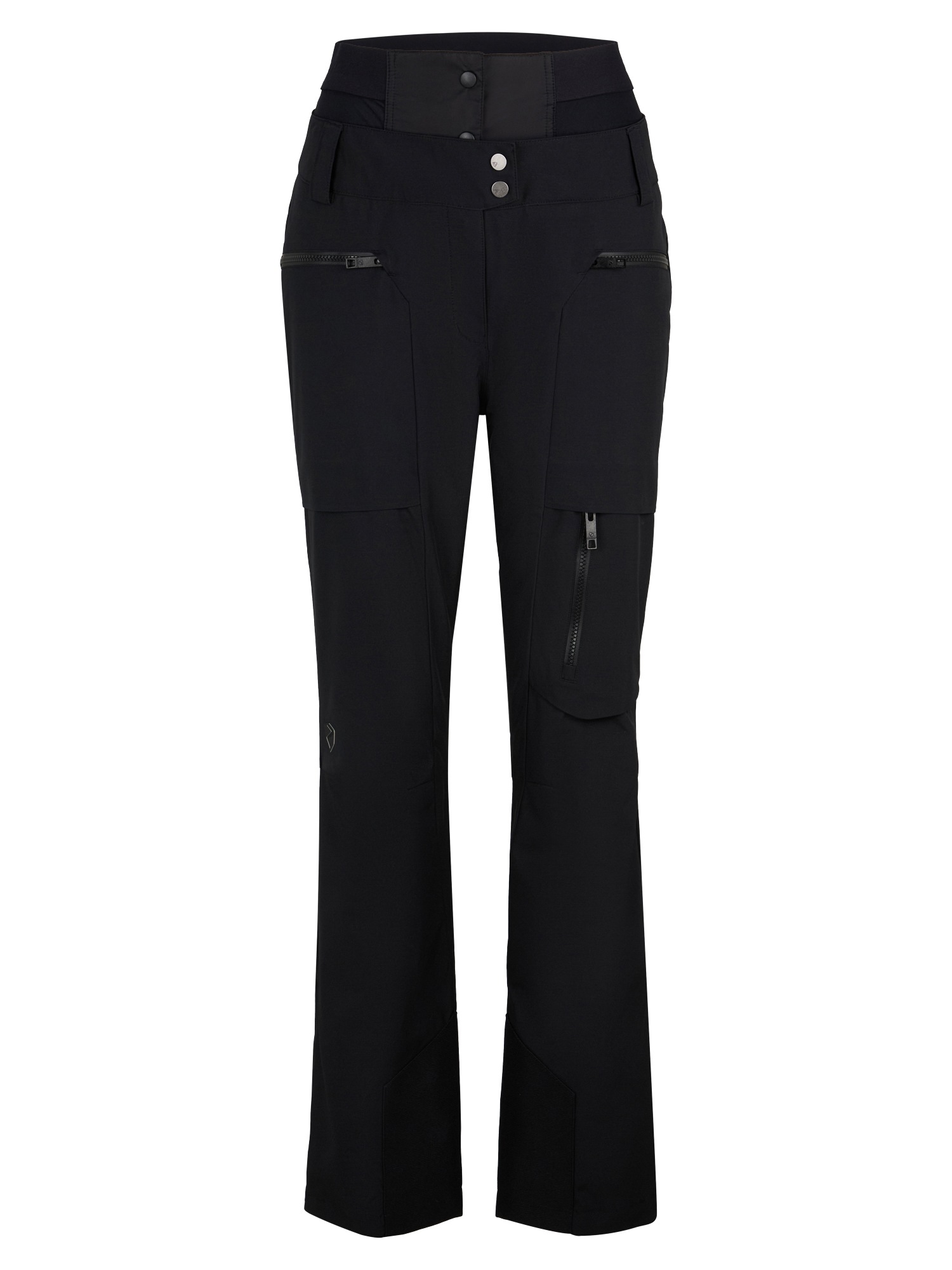 Skihose ZIENER "TIPPA-Z pants lady", Damen, Gr. 34, EURO-Größen, schwarz, Obermaterial: 100% Polyester; Futter: 100% Polyamid; Futter 2: 100% Polyester; Wattierung: 100% Polyester, Hosen Skihose