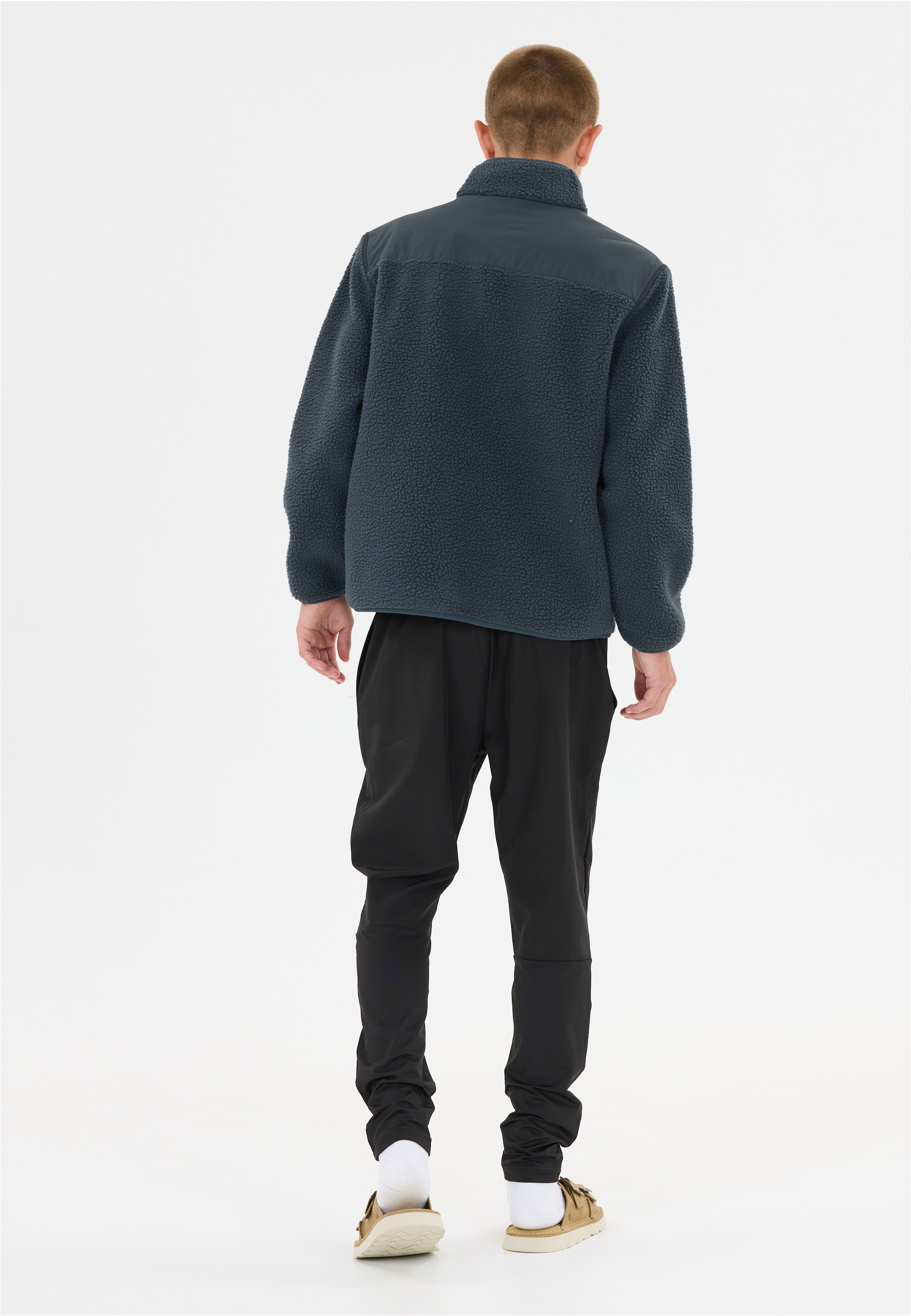 Fleecejacke LES'ARCS "Apphia", Mädchen, Gr. 176, dunkelblau, 100% Polyester, unifarben, normal, hoch geschlossener Ausschnitt, Jacken Fleecejacke, atmungsaktiv 3