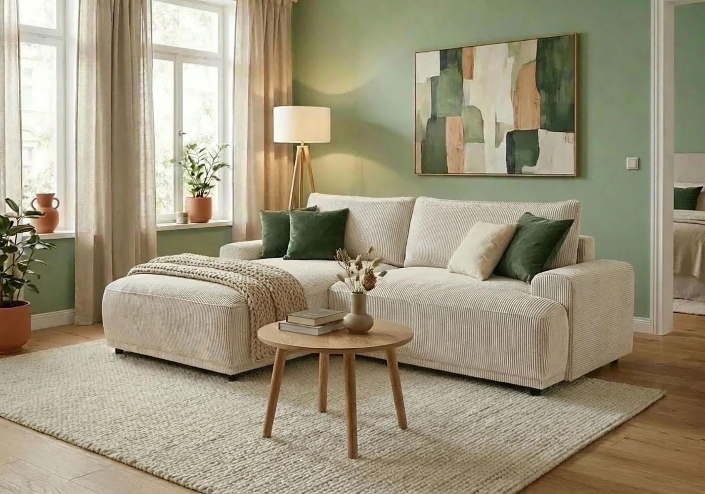 TRENDMANUFAKTUR Ecksofa "Fordon, Schlafsofa mit Bettkasten, Couch in L-Form günstig online kaufen