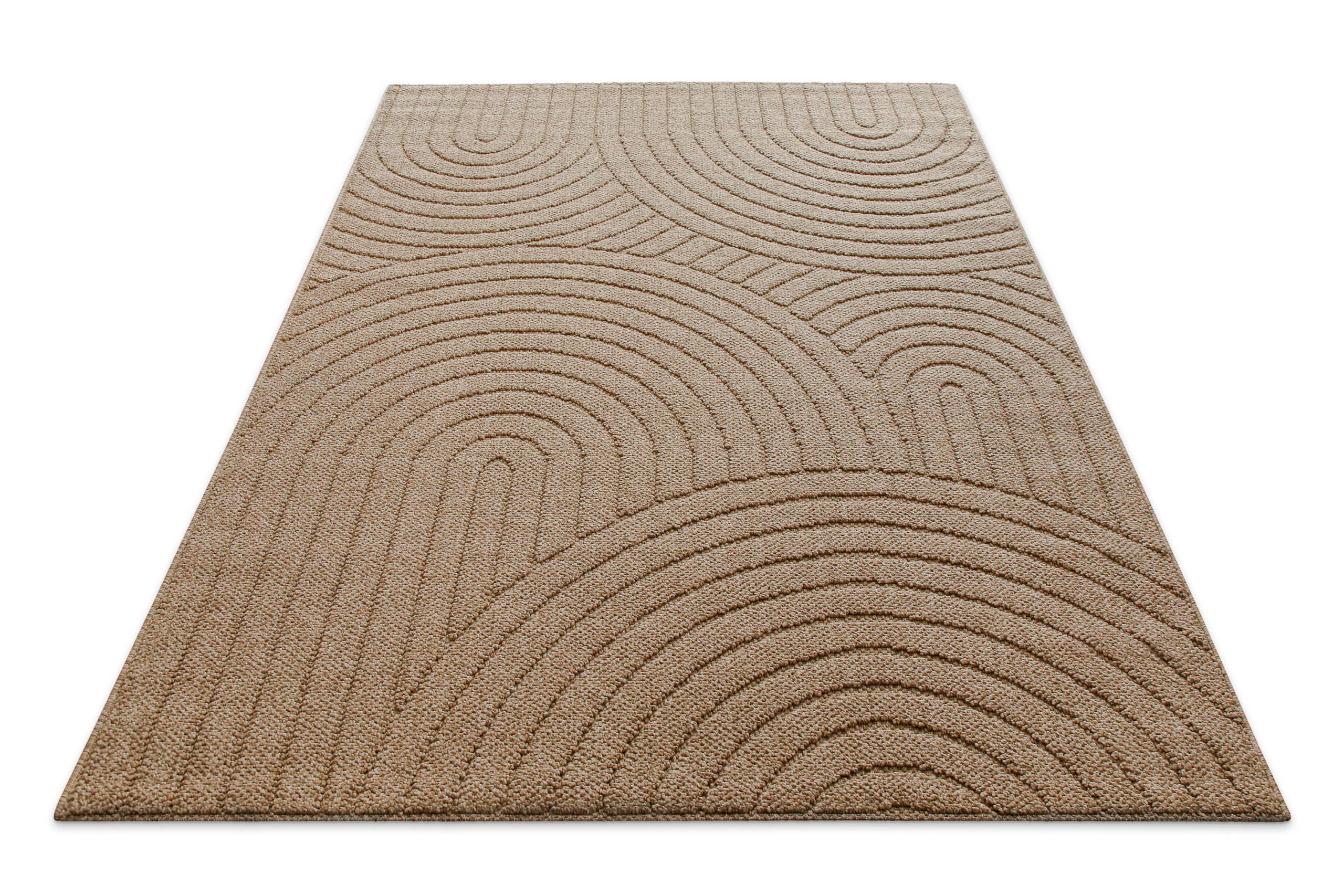 Thumbnail - Wecon home Teppich "Monoq" rechteckig 12 mm Höhe Flachgewebe, wetterfest, Retro Design, robust, In- & Outdoor Teppich