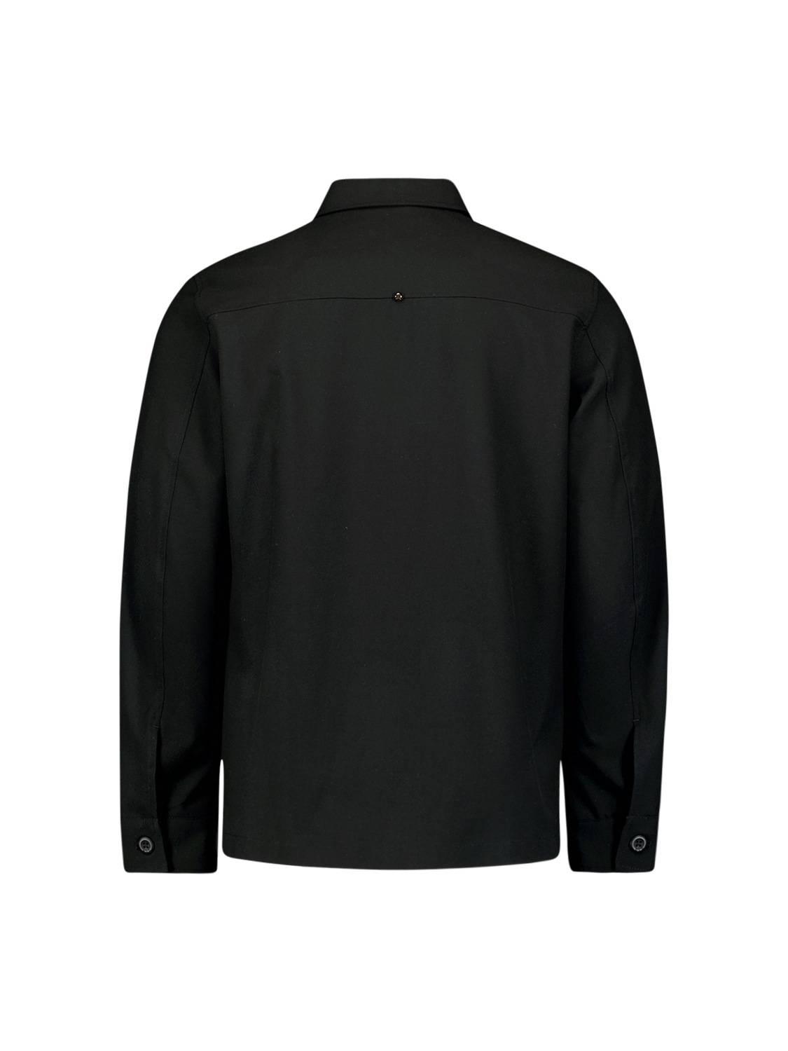 NO EXCESS Langarmhemd »No Excess Overshirt mit Zip-Verschluss«