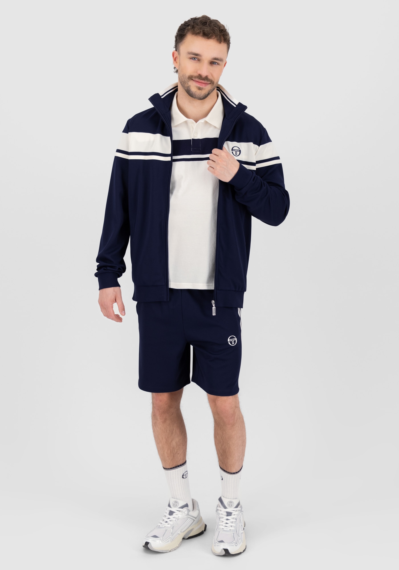 Sergio Tacchini T-Shirt »YOUNG LINE POLO Herren«, Polo-Shirt Herren, leichtes Kurzarmshirt, Sporttrikot, Outdoor, Sale