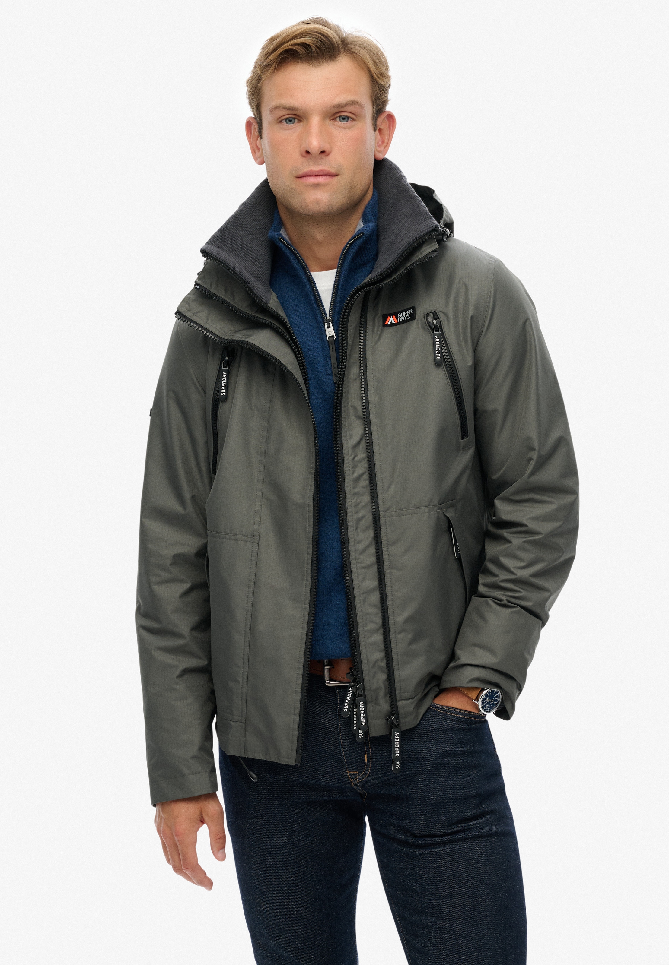 Superdry Outdoorjacke »HOODED MTN WINDBREAKER JACKET«, mit Kapuze