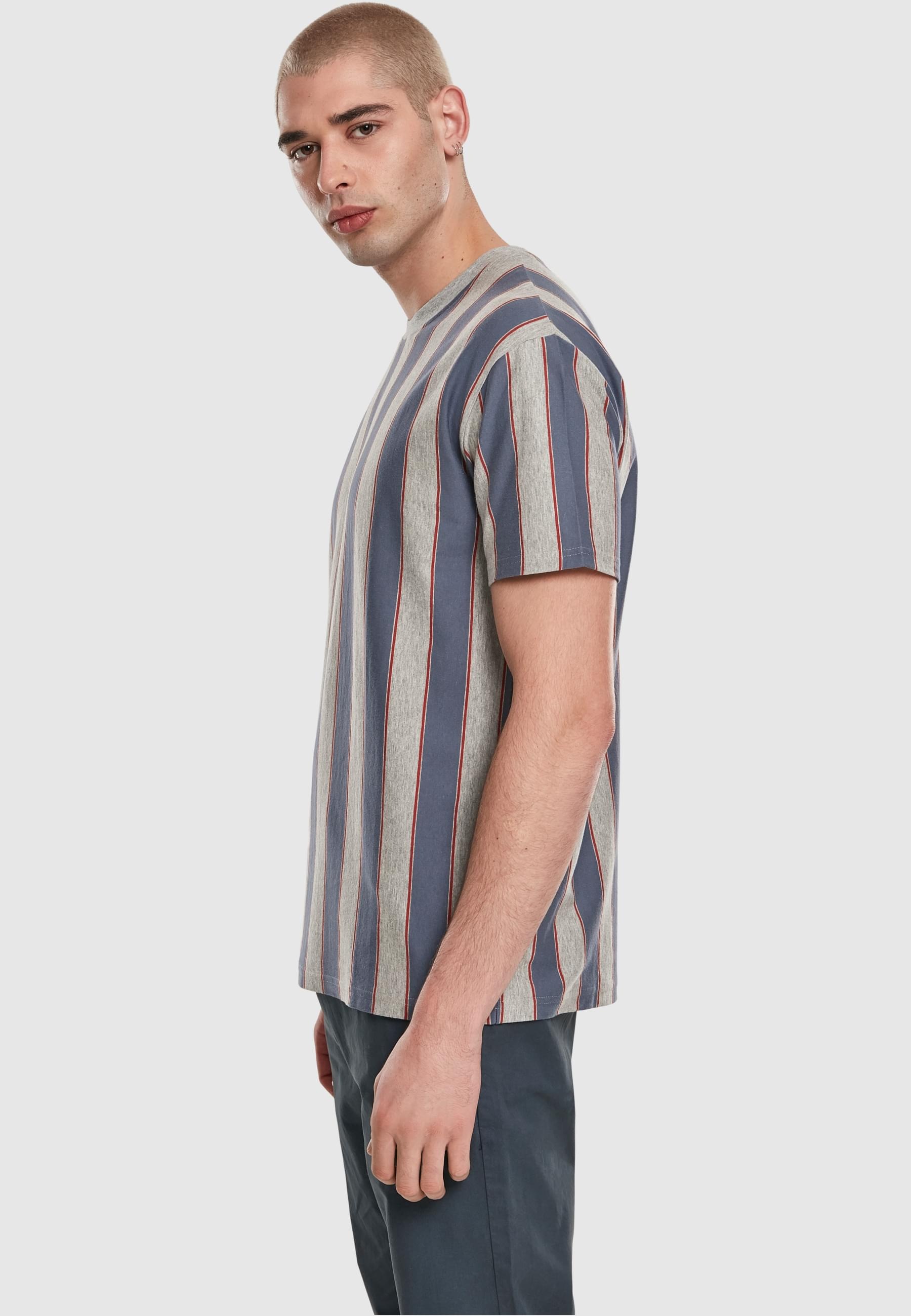 URBAN CLASSICS T-Shirt »Urban Classics Herren Printed Oversized Bold Stripe Tee«, (1 tlg.)