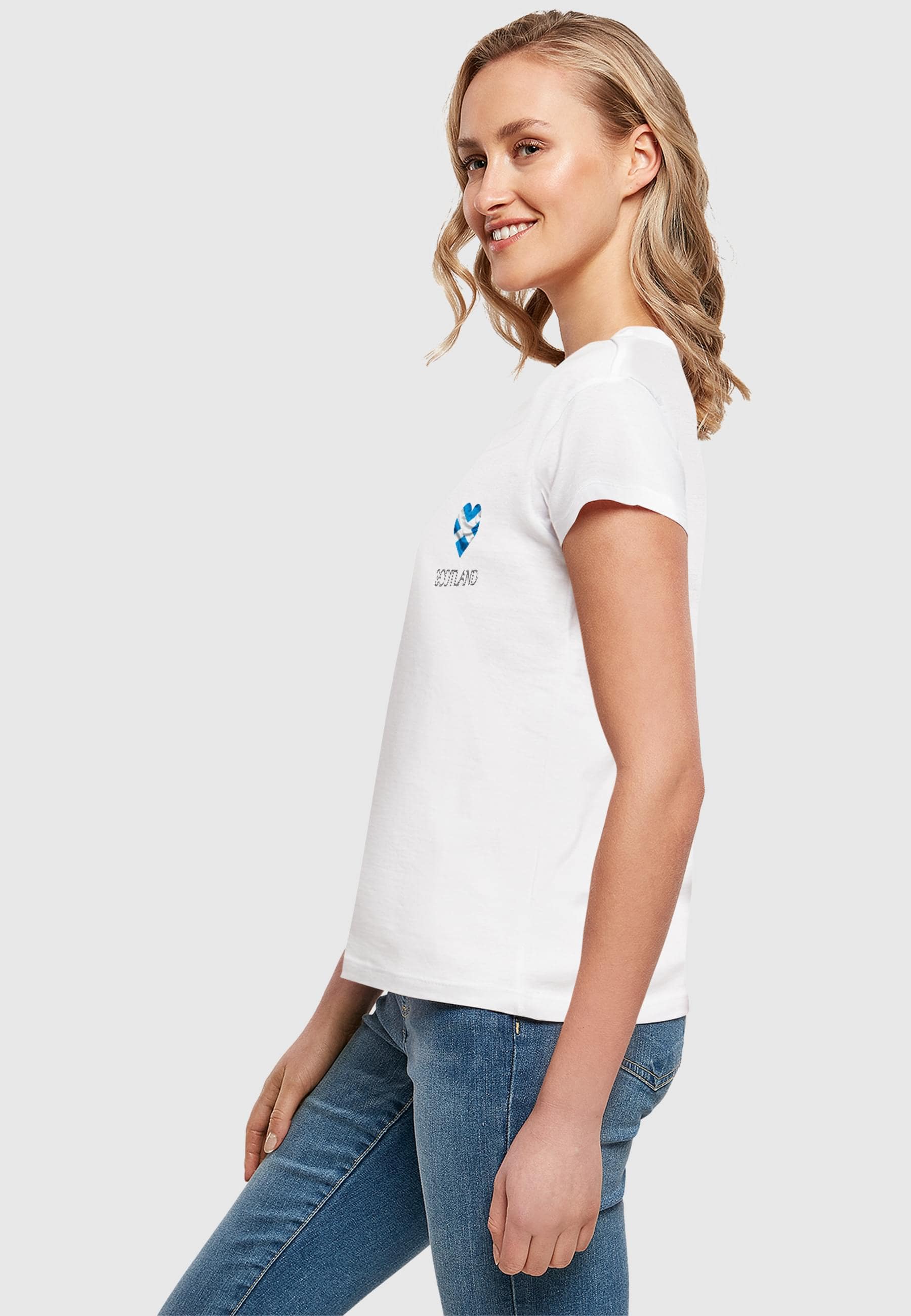 Merchcode T-Shirt »Merchcode Ladies Merchcode Football - Scotland T-shirt«, (1 tlg.)