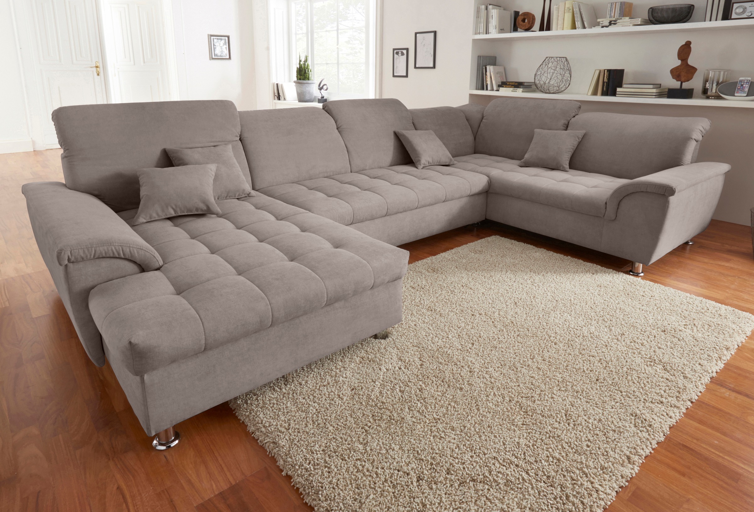 DOMO collection Wohnlandschaft "Franzi optional mit Bettfunktion, Bettkaste günstig online kaufen