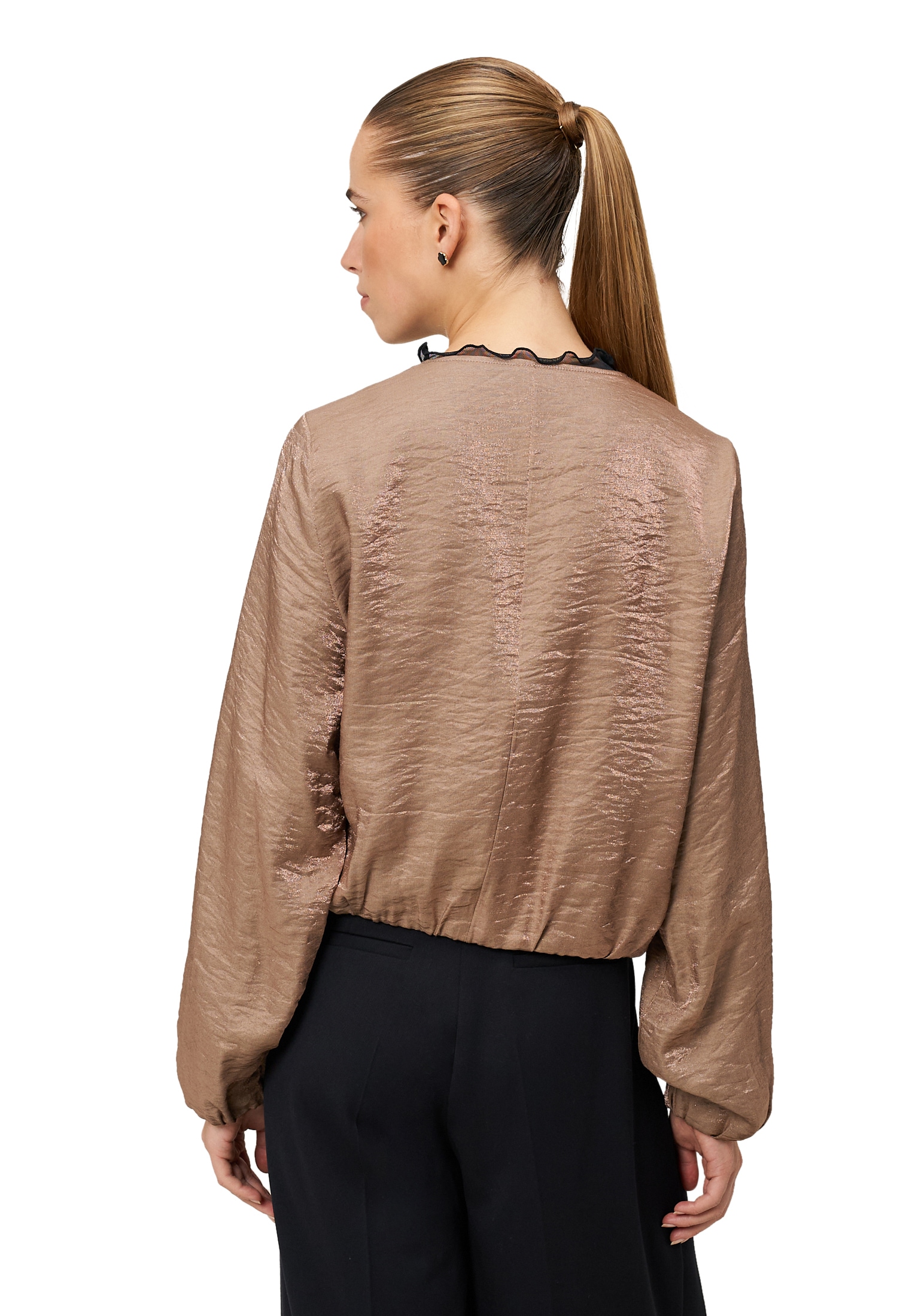 Zero Jackenblazer »Damen mit Knittereffekt«
