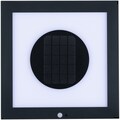 Paulmann LED Außen-Wandleuchte »Outdoor Solar Panel Taija mit Bewegungsmelder 400x400mm Anthrazit 3.000K«, 1 St., Warmweiß