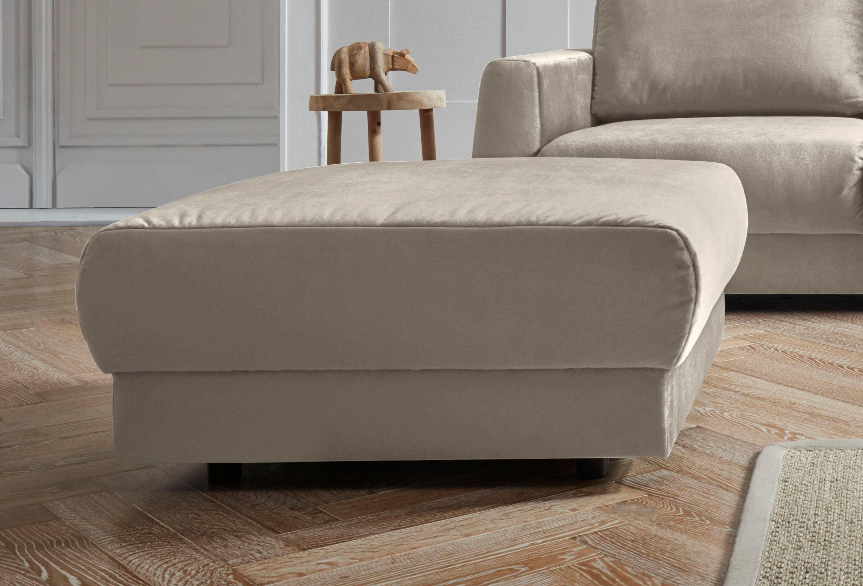 OTTO home Hocker "Hobro" in 3 Bezugsstoffen und vielen Farben