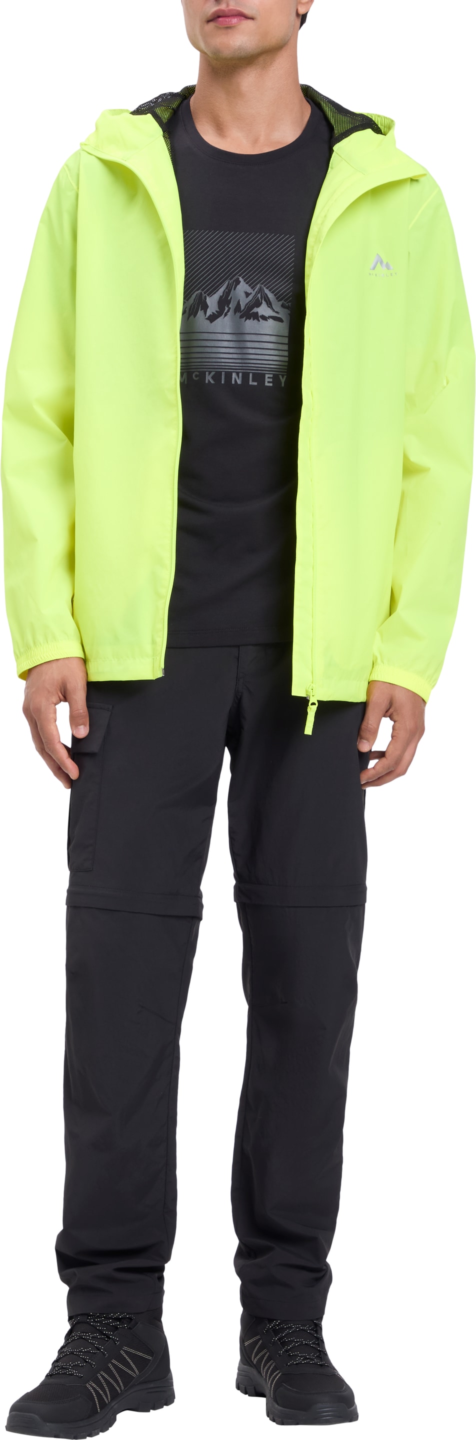 McKINLEY Regenjacke »HE.-REGENJACKE KEREOL V M« sportlicher Stil, mit AQUAMAX-Technologie, winddicht, atmungsaktiv