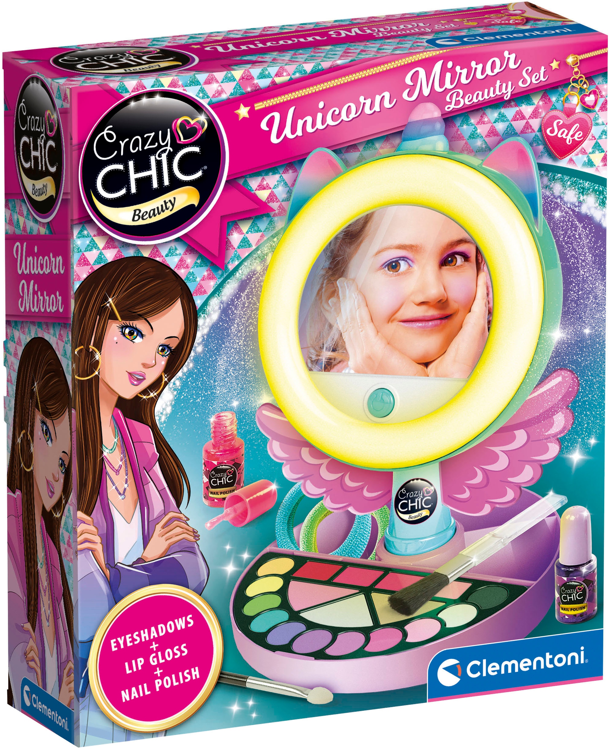Kreativset »Crazy Chic, Make-up-Spiegel Deluxe«, Made in Europe