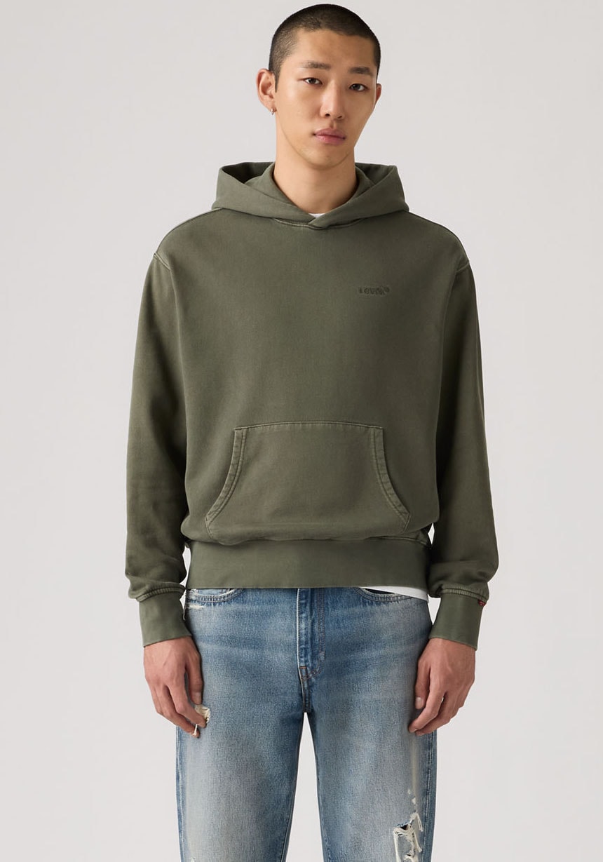 Levi's® Hoodie »THE AUTHENTIC HOODIE«, mit kleiner Ton-in-Ton Logostickerei auf der Brust
