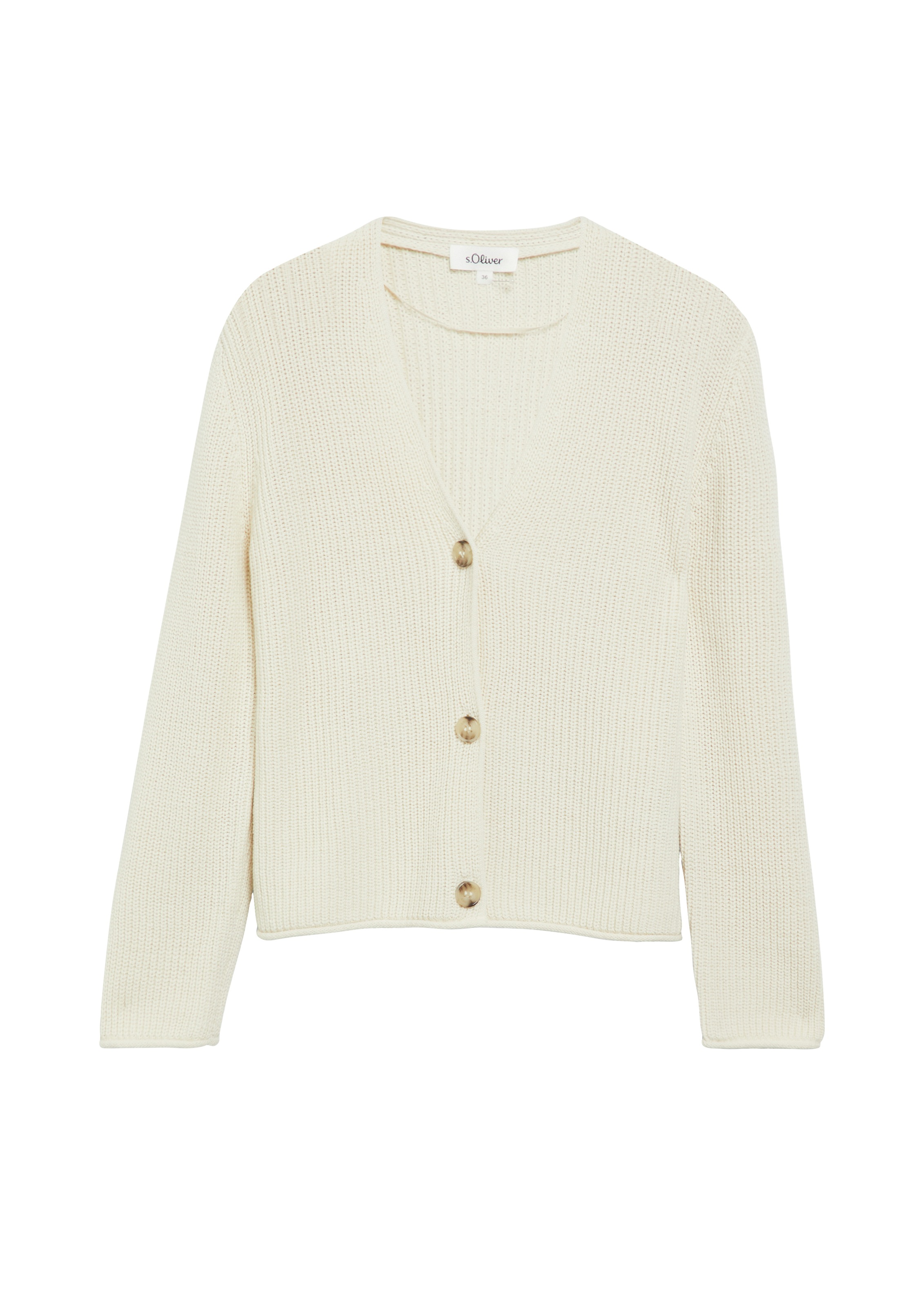 s.Oliver Strickjacke mit V-Ausschnitt