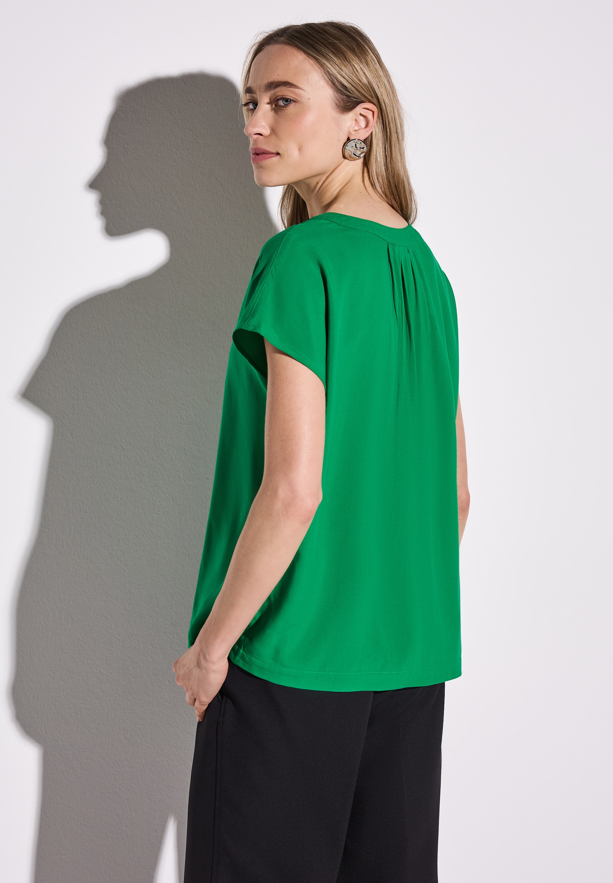 STREET ONE Hemdbluse, aus softer Viskose