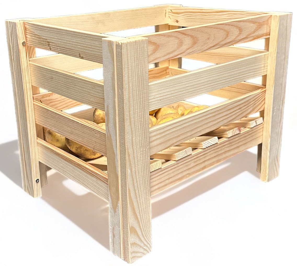 promadino Holzkiste »Kartoffelkiste« BxTxH: 40x36x33 cm