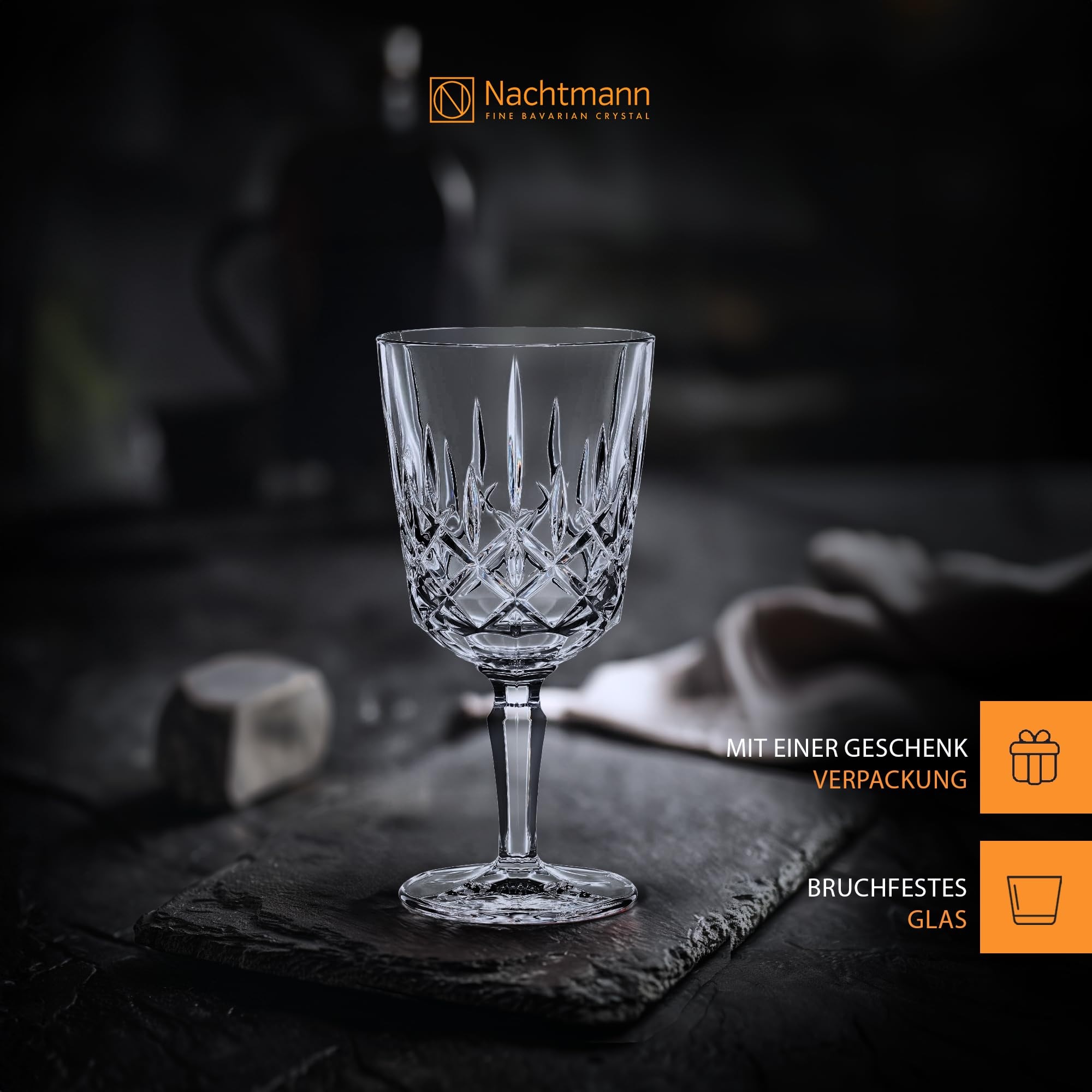 Nachtmann Weißweinglas »Cocktailgläser / Weingläser Noblesse 355 ml 4er Set transparent«