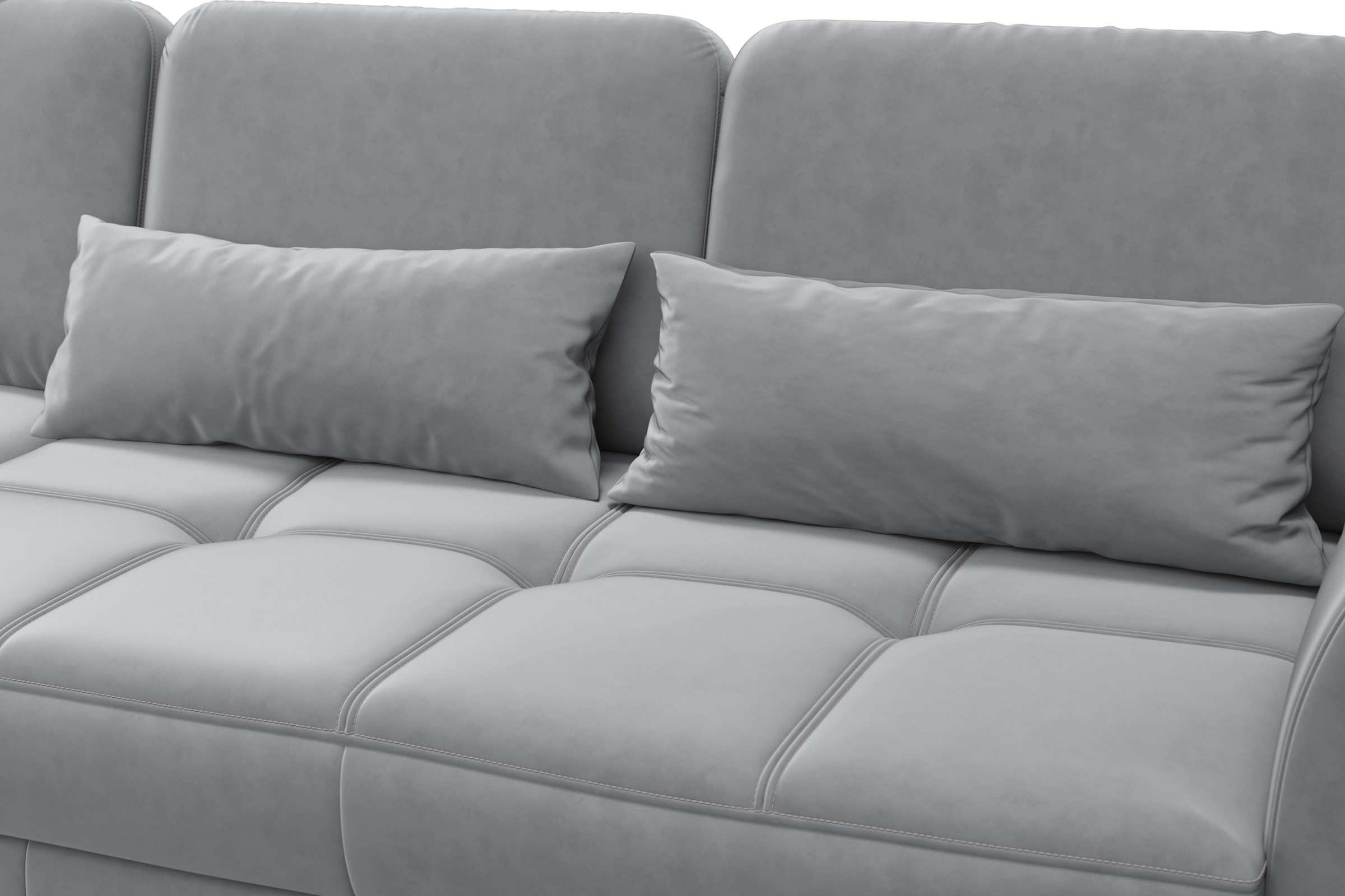 sit&more Ecksofa »Bendigo L-Form«, inklusive Sitztiefenverstellung, Bodenfreiheit 15 cm, in 2 Fußfarben
