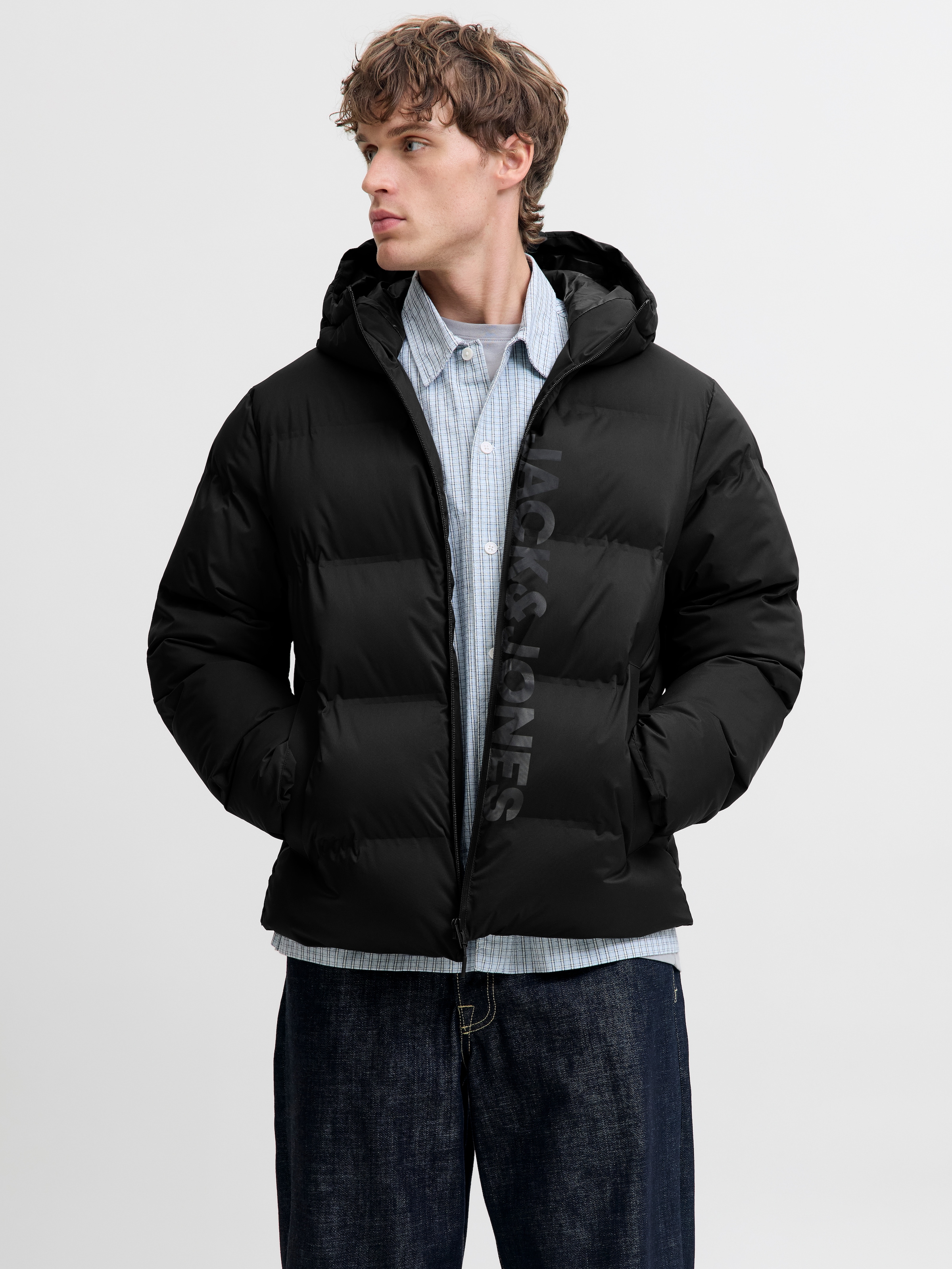 Jack & Jones Steppjacke "JJKAITO PUFFER JACKET BF" mit Kapuze günstig online kaufen