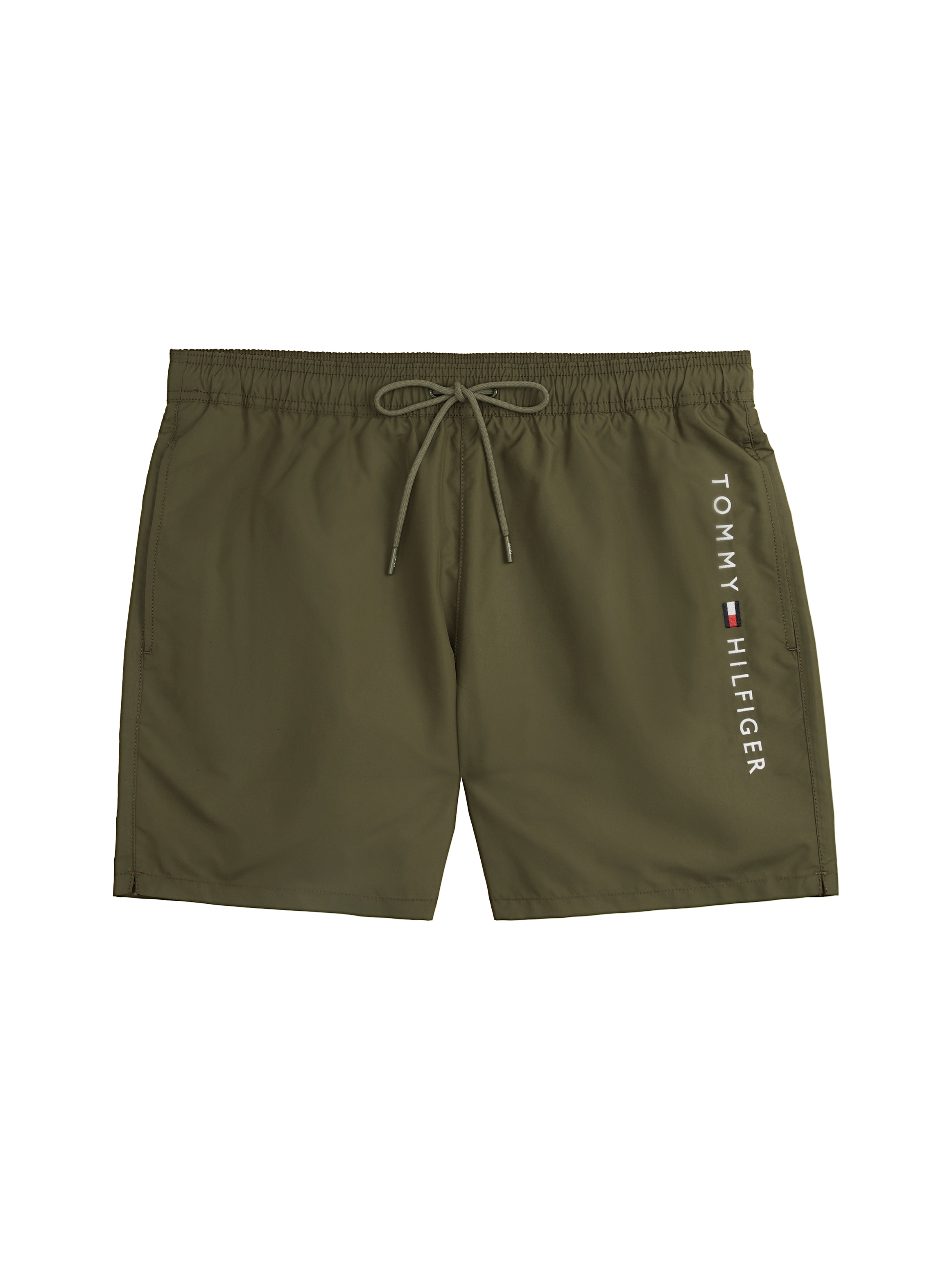 Tommy Hilfiger Swimwear Badeshorts »MEDIUM DRAWSTRING«, mit Logostickerei an der Hüfte