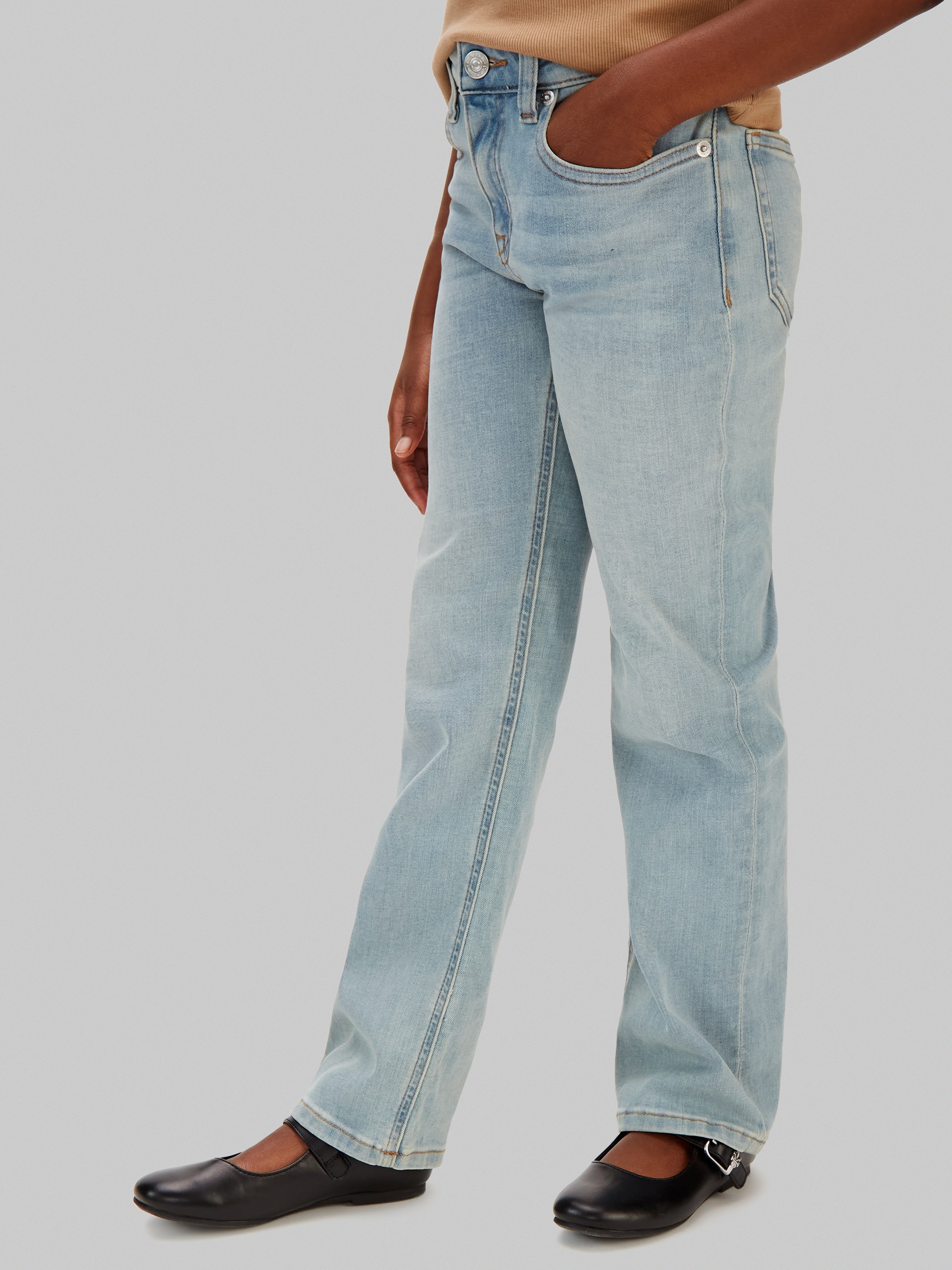 Calvin Klein Jeans Straight-Jeans »STRAIGHT ANDREW WASH« Regular fit mit Taschen