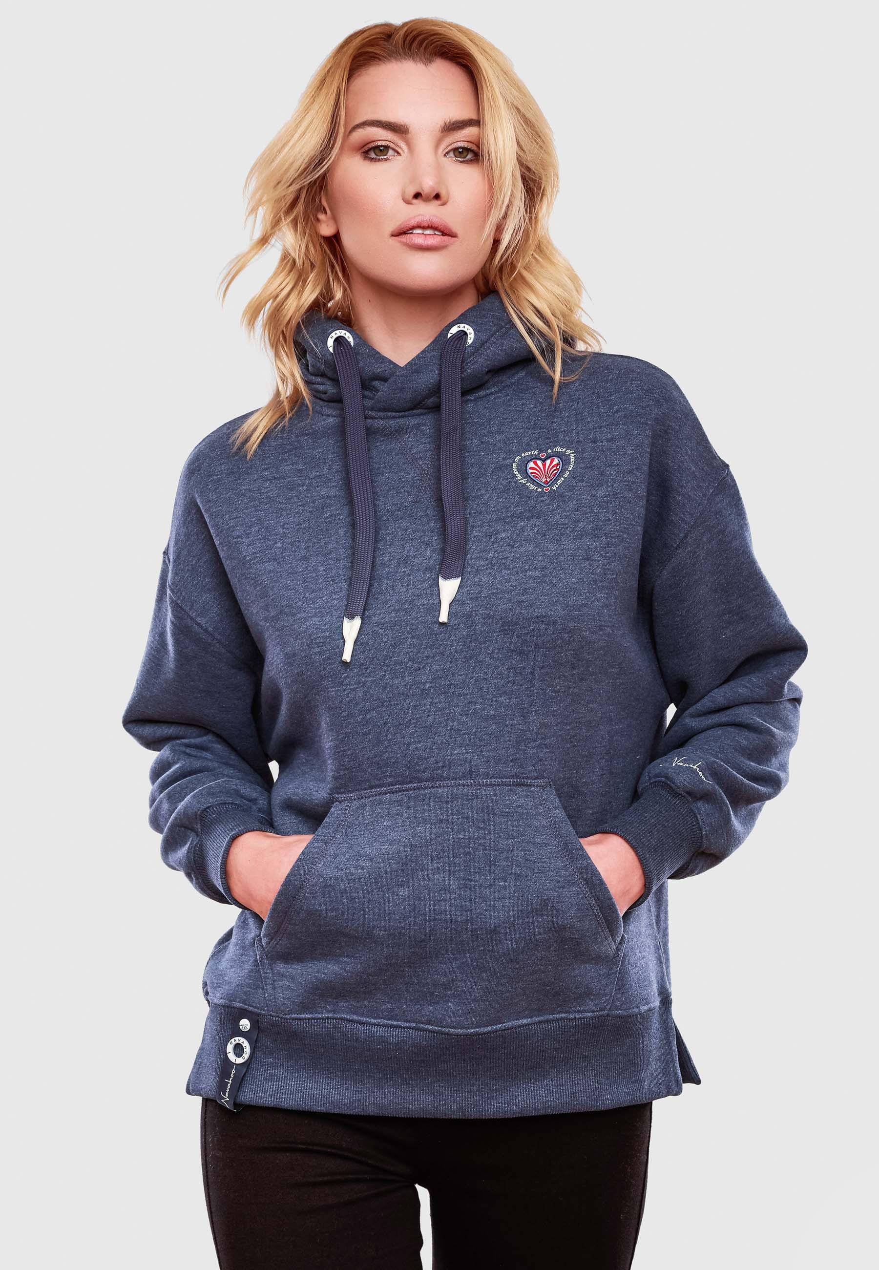 Navahoo Kapuzensweatshirt »Goldfee«, Stylischer Damen Hoodie im Oversize-Look