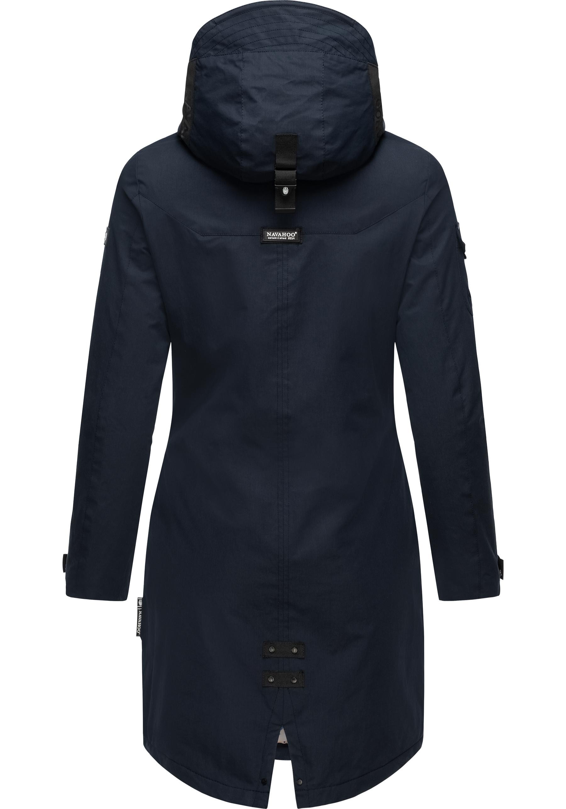 Navahoo Outdoorjacke »Pfefferschote«, mit Kapuze, moderne Damen Übergangsjacke mit Kapuze