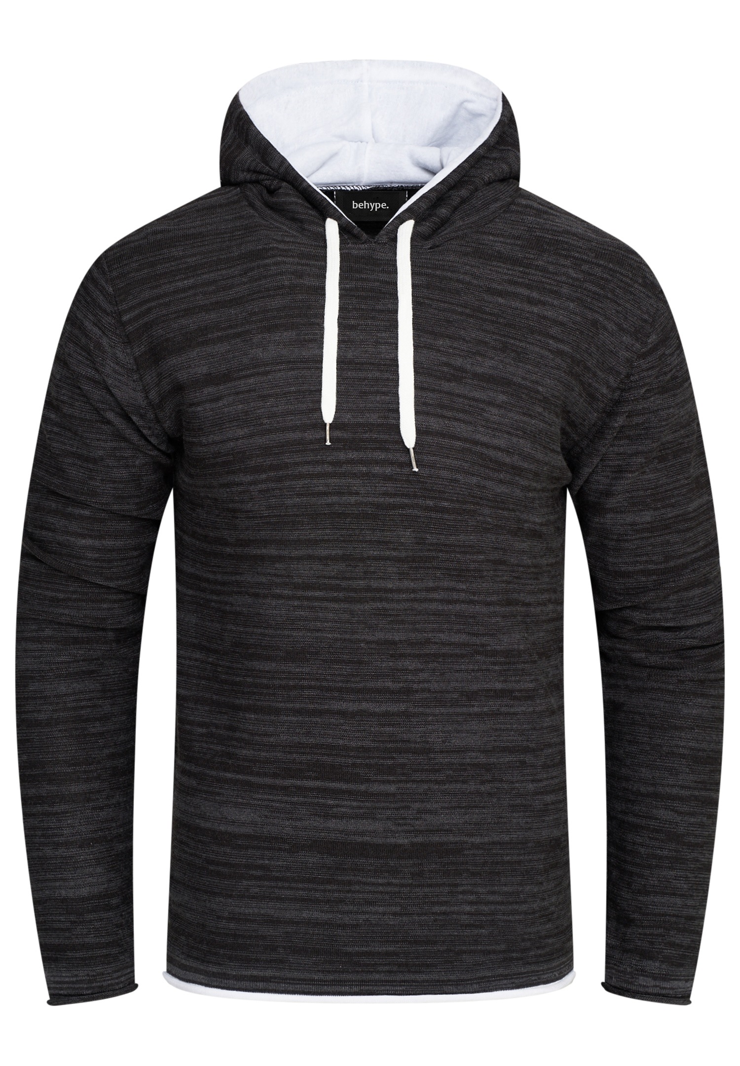 behype Kapuzensweatshirt »NATHANAEL«, in melierter Optik