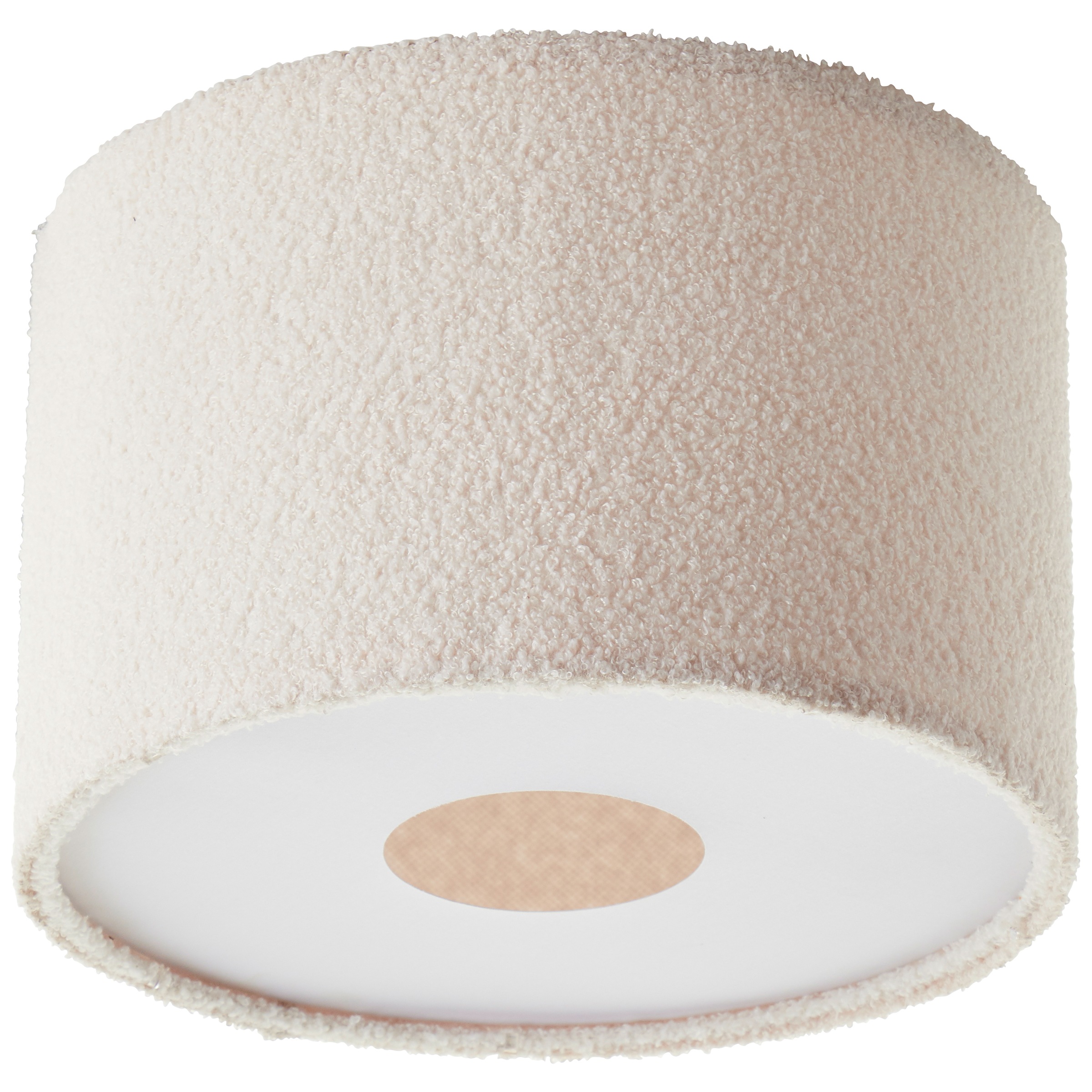 Brilliant Deckenleuchte »Teddy«, 2 flammig, Leuchtmittel E27 | ohne Leuchtmittel, flauschiger Teddystoff, 24 x 35 cm, 2 x E27, Textil, beige