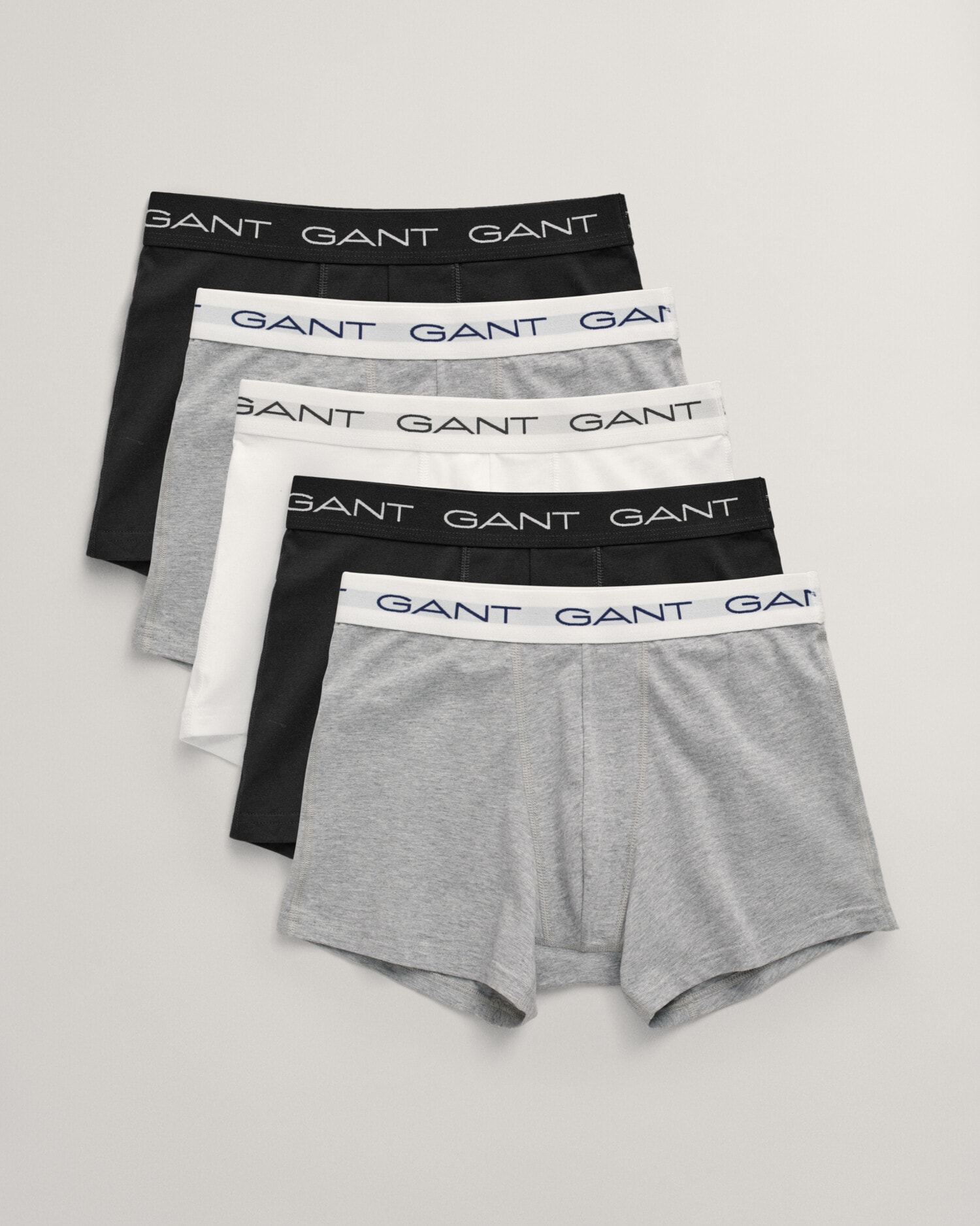 Gant Boxershorts »TRUNK 5-PACK«, (Packung, 5 St., 5), mit elastischem GANT-Logobund