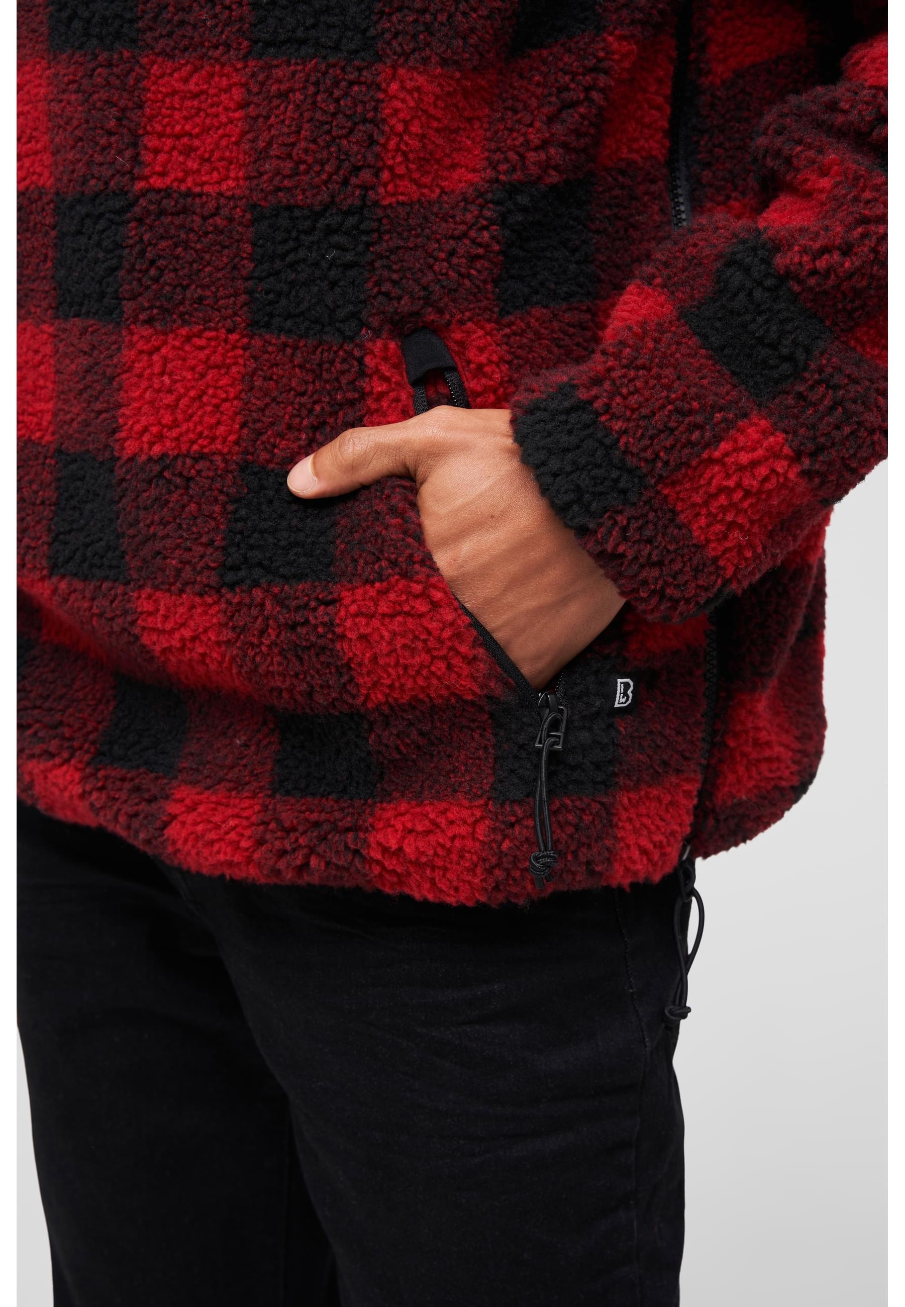 Brandit Anorak »Brandit Herren Teddyfleece Worker Pullover«, (1 St.), mit Kapuze