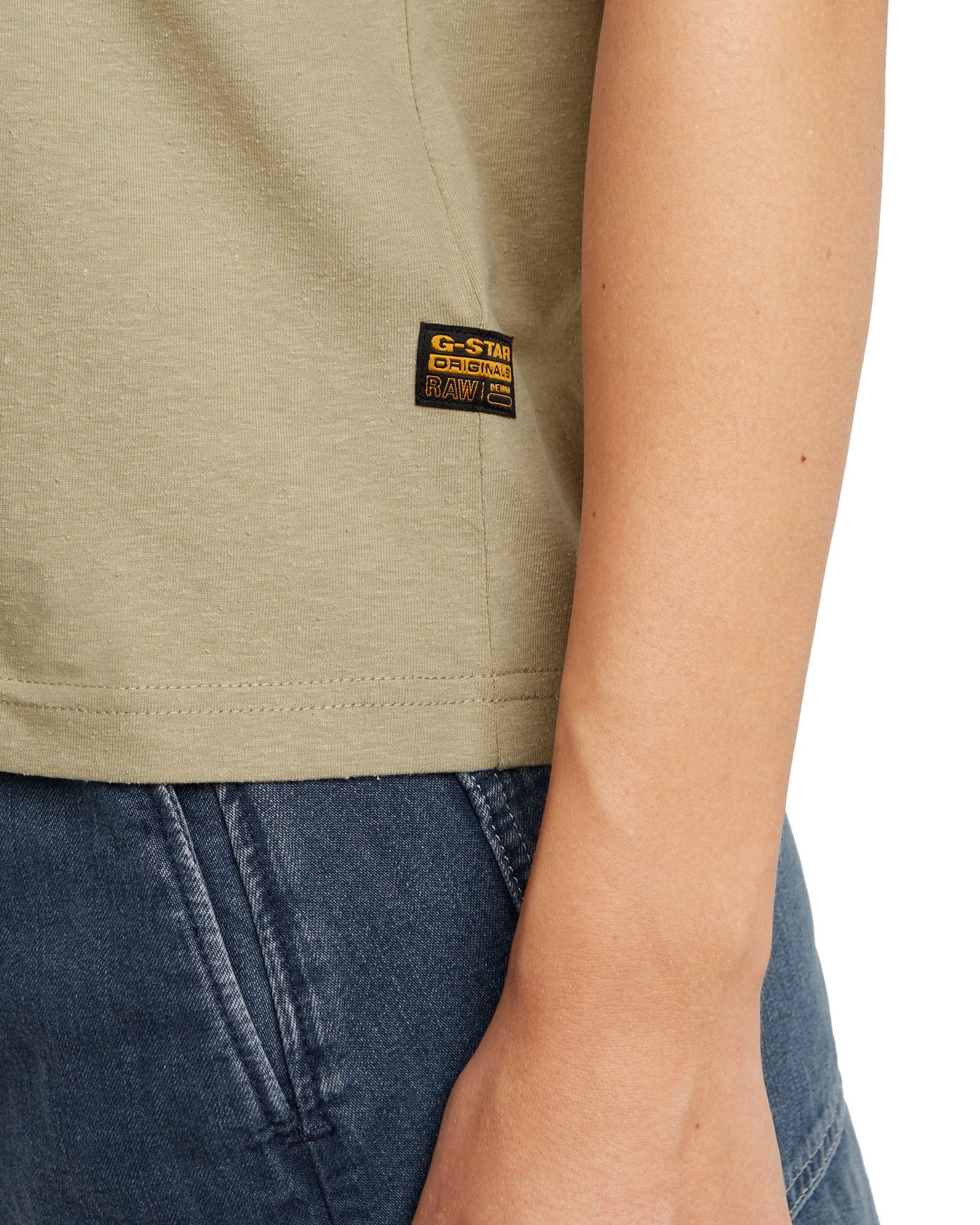 G-STAR T-Shirt »Open V-Neck Relaxed Top«